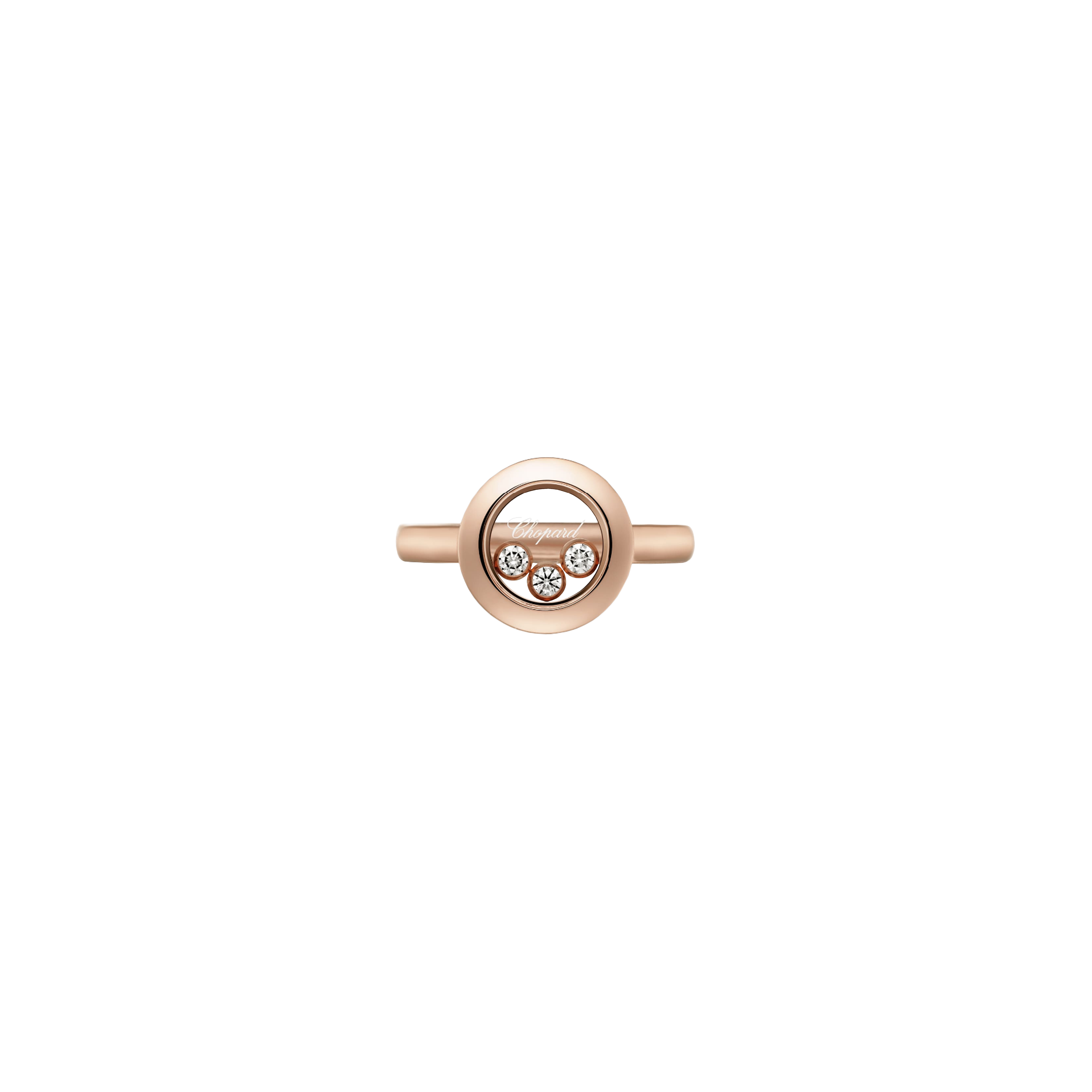 Chopard | CHOPARD - HAPPY DIAMONDS ICONS - ANELLO IN ORO ROSA CON DIAMANTI - 82A018-5110 - 82A018 (2)