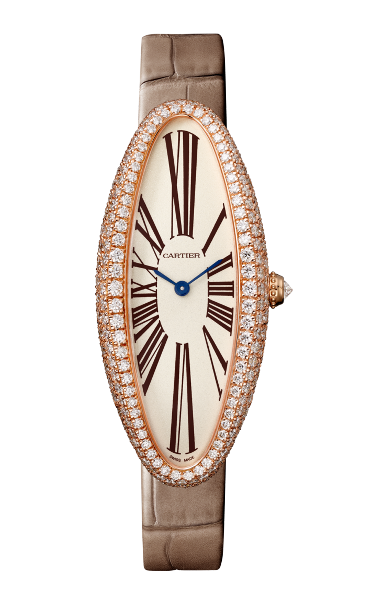 Cartier | BAIGNOIRE ALLONGEE, ORO ROSA, DIAMANTI, MANUALE - WJBA0006 (1)