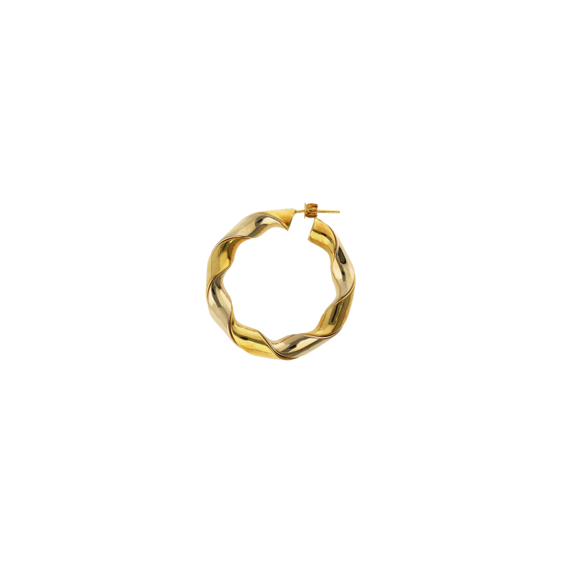 Bartorelli Italian Jewels | ORECCHINI CERCHIO IN ORO GIALLO E BIANCO - 2743 (2)