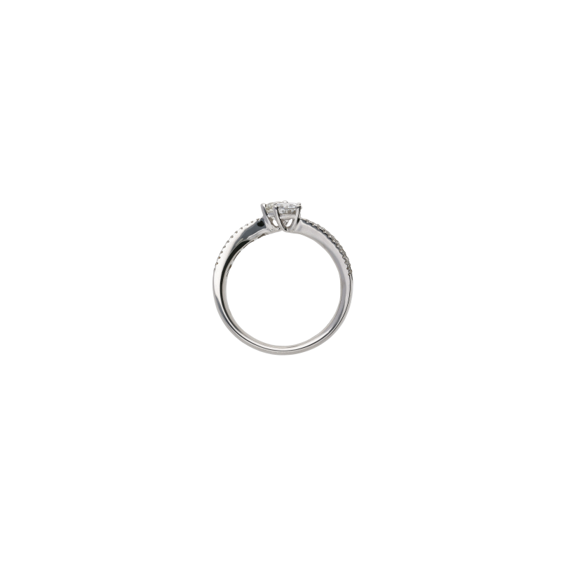 Bartorelli Italian Jewels | ANELLO CONTRARIE IN ORO BIANCO E DIAMANTI - MR6951DW (3)