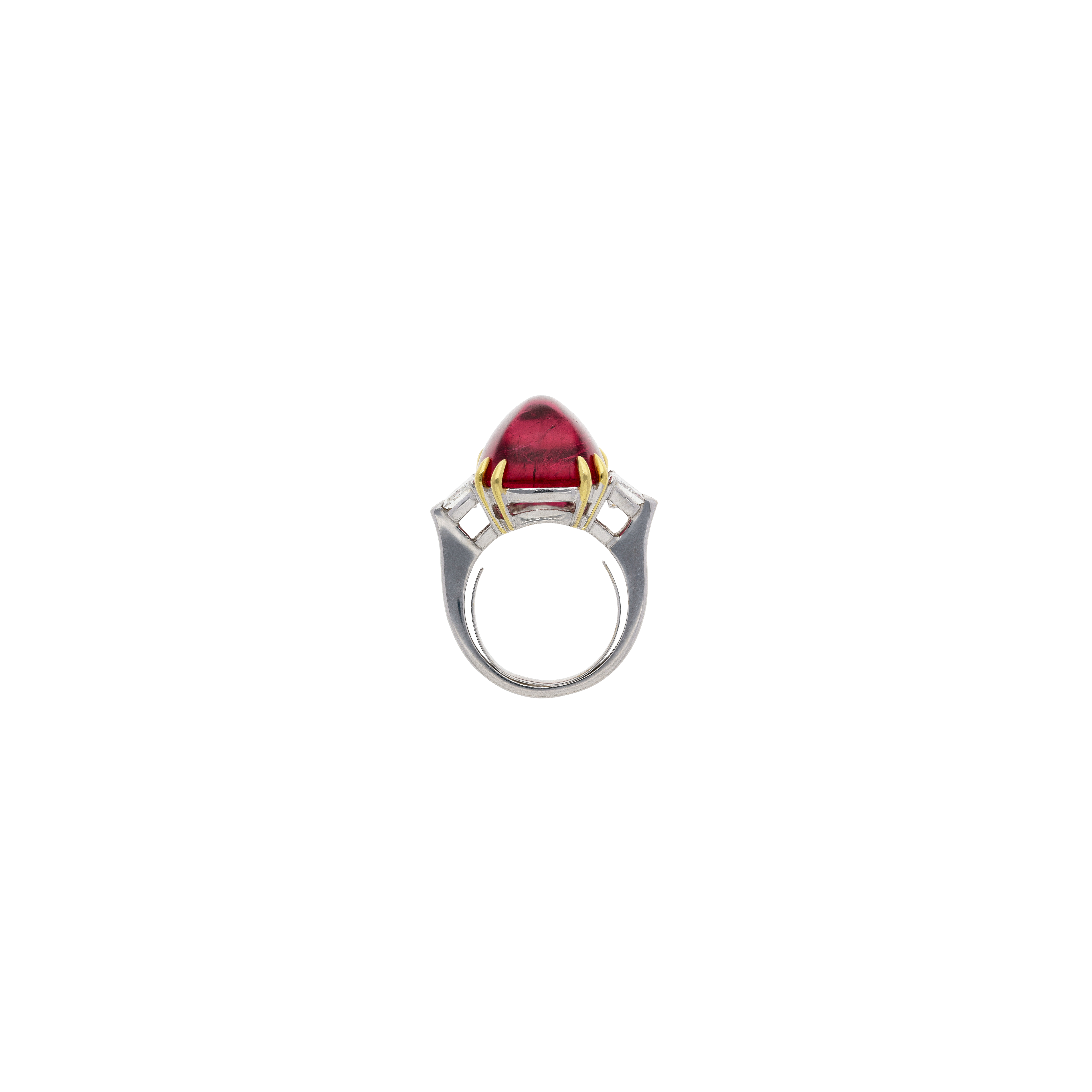 Bartorelli Italian Jewels | ANELLO IN ORO BIANCO CON RUBELLITE E DIAMANTI - F.141D (3)