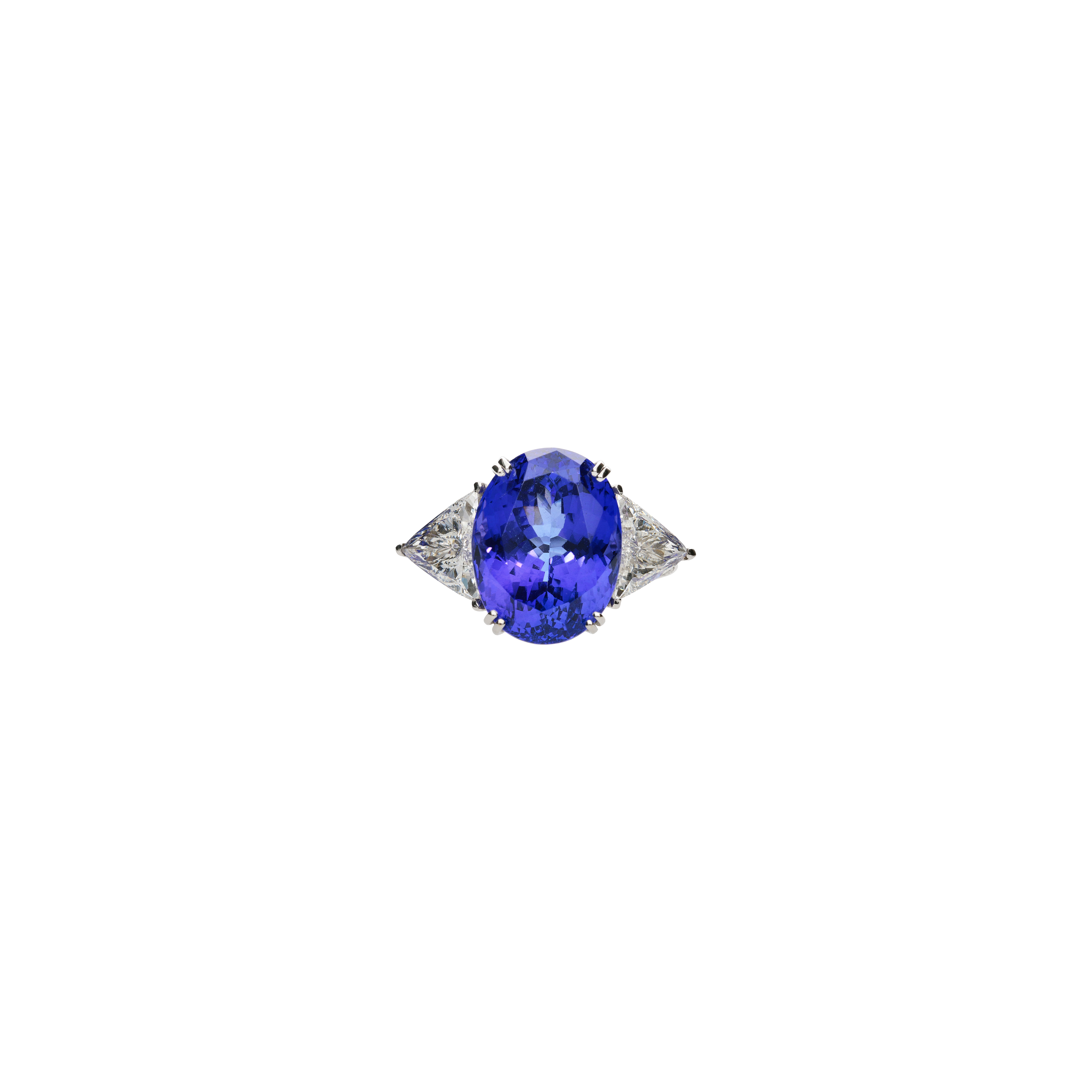 Bartorelli Italian Jewels | ANELLO IN ORO BIANCO CON DIAMANTI E TANZANITE - F.157 (2)