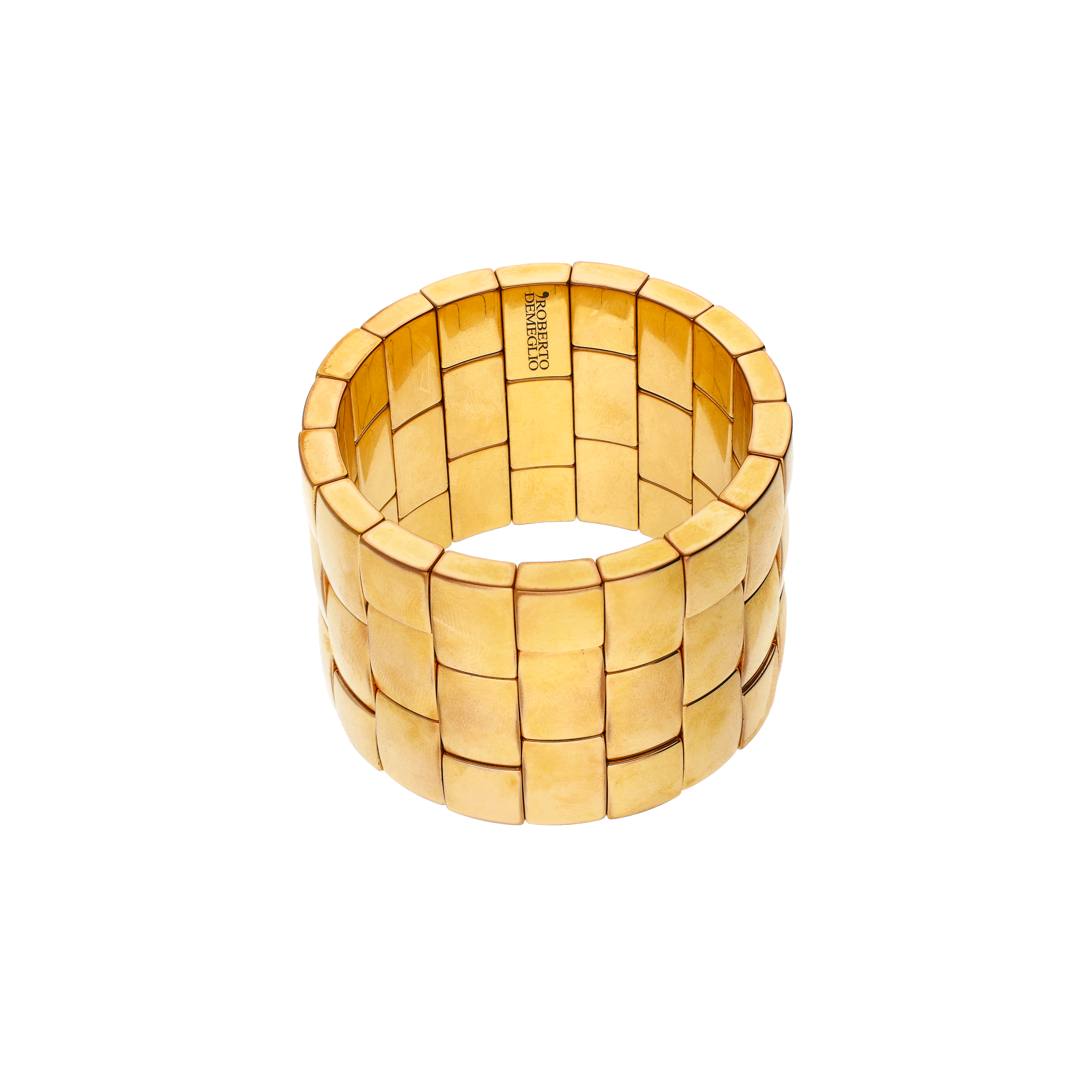 Roberto Demeglio | BRACCIALE AURA IN CERAMICA DORATA ROSA - AU963R (2)