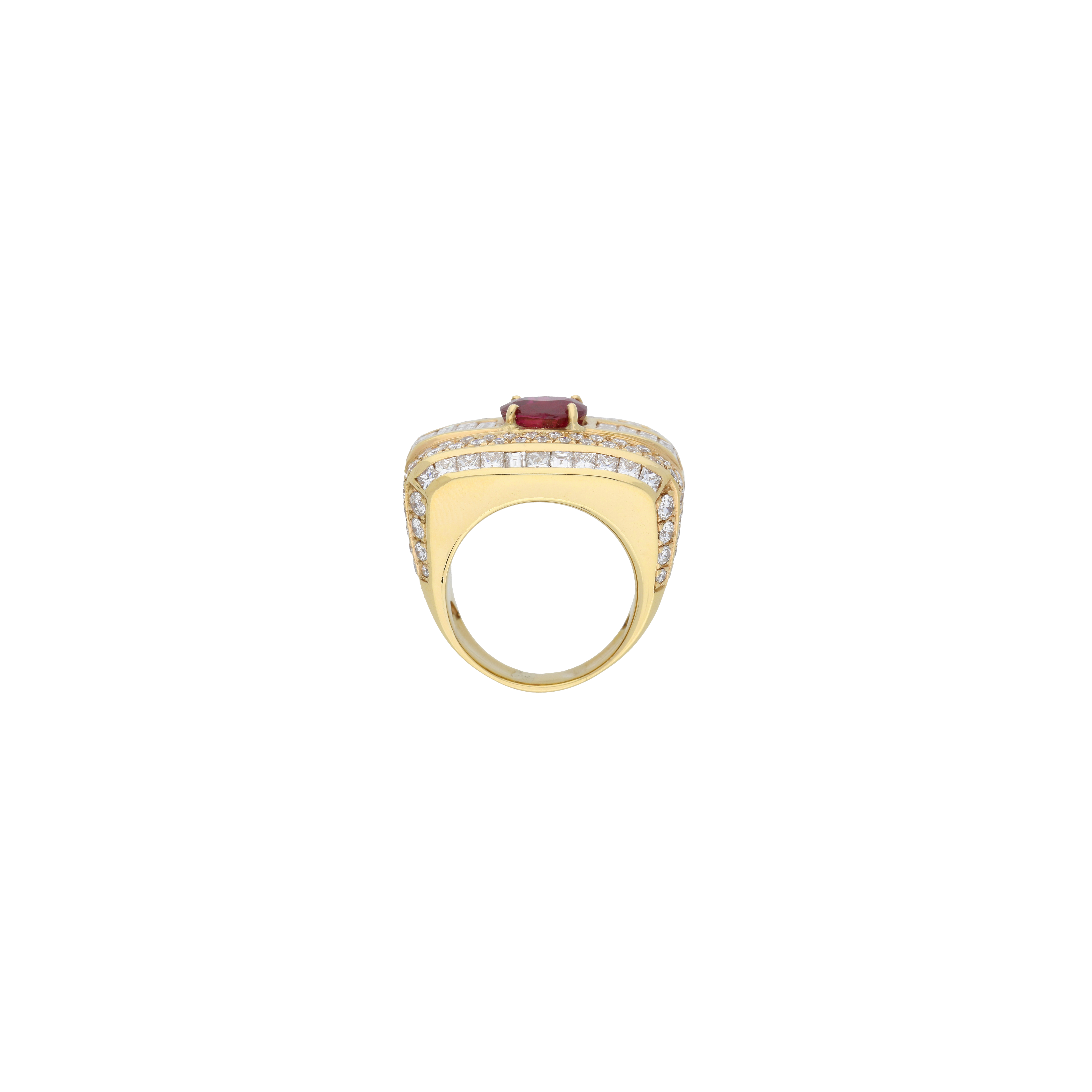 Bartorelli Italian Jewels | ANELLO IN ORO ROSA CON RUBINO E DIAMANTI - BAAN516 (3)