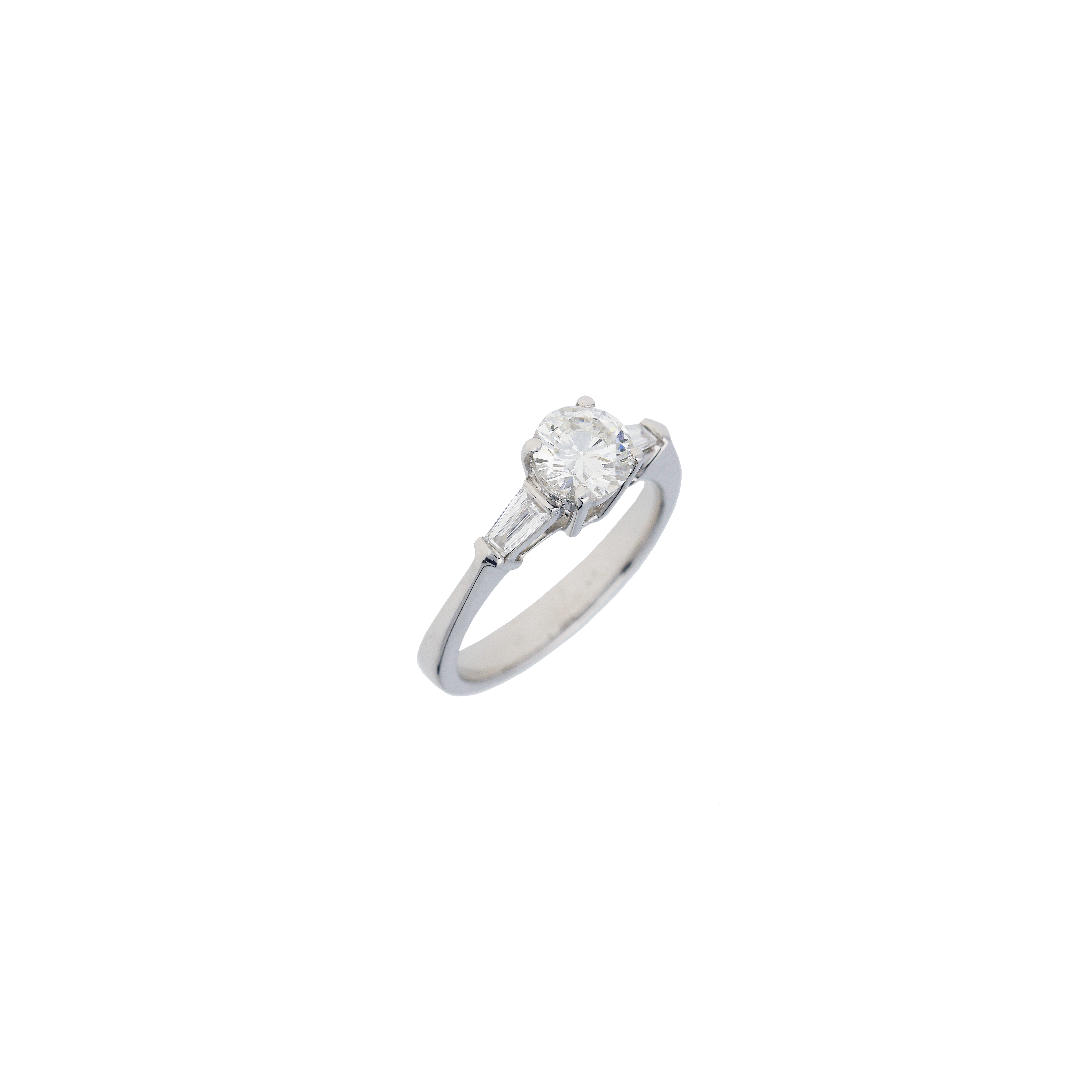 Bartorelli Italian Jewels | ANELLO SOLITARIO IN ORO BIANCO E DIAMANTI - BAAN642 (1)