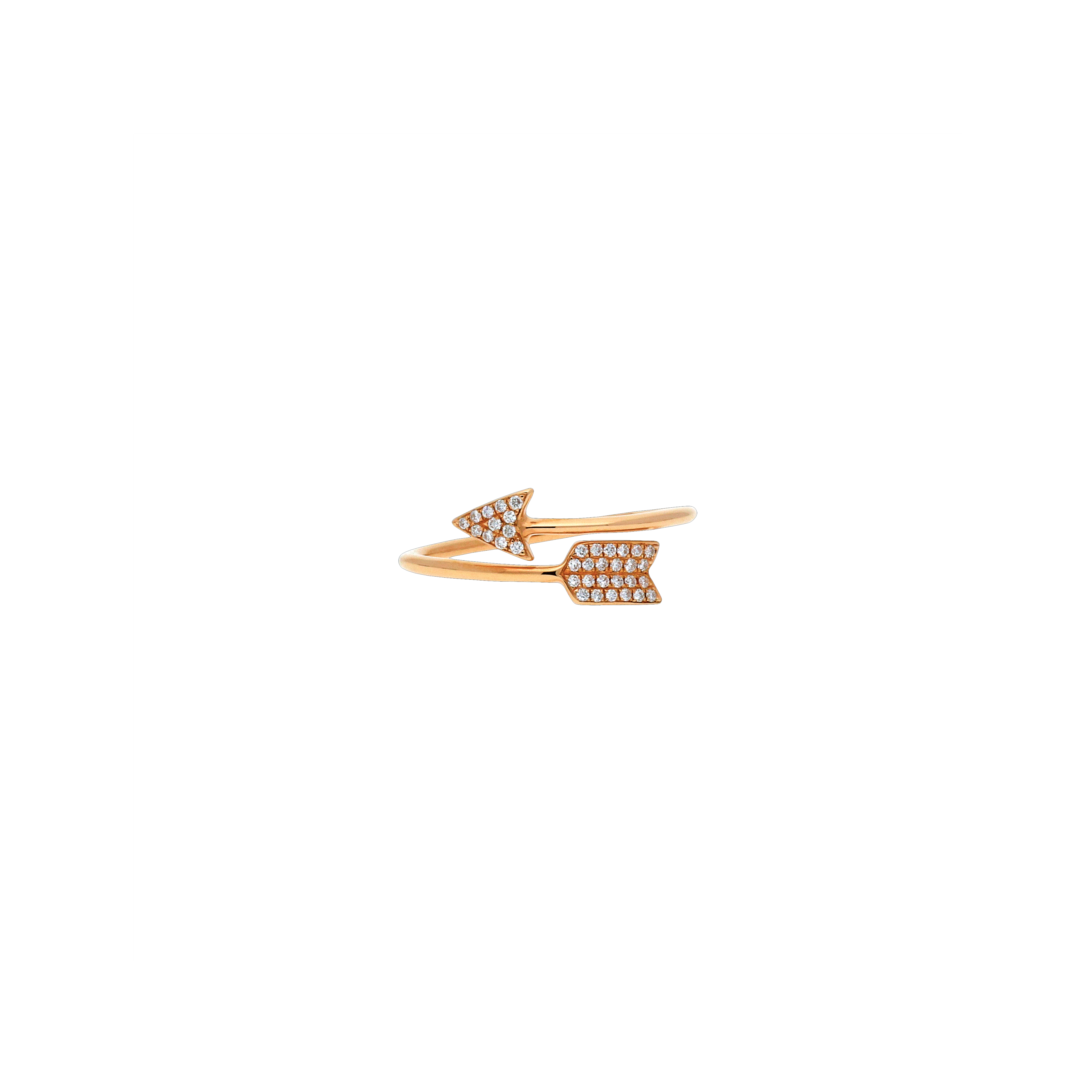 Bartorelli Italian Jewels | ANELLO FRECCIA ORO ROSA E DIAMANTI - VR24997DP (2)