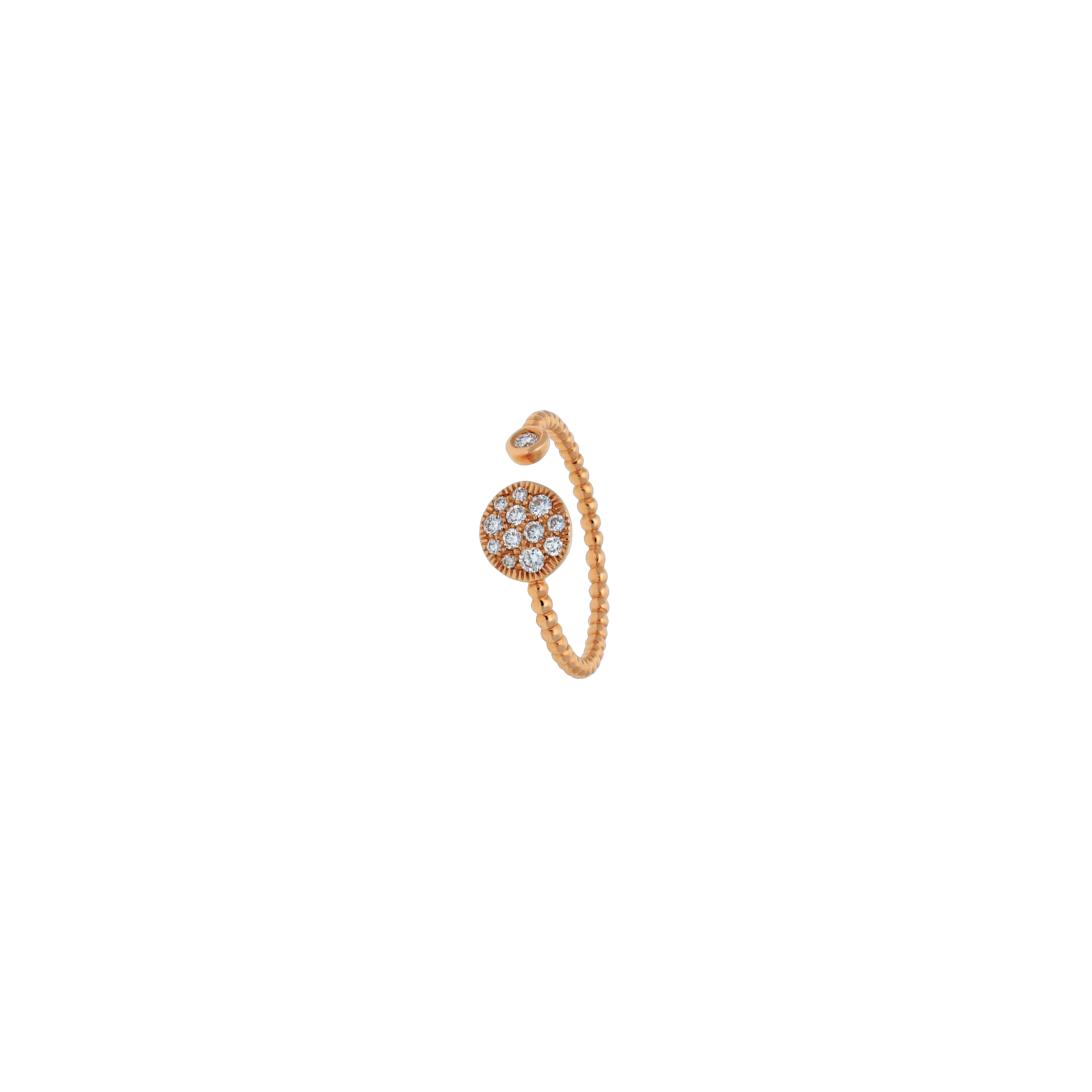 Bartorelli Italian Jewels | ANELLO IN ORO ROSA E DIAMANTI BIANCHI - VR25755DP (1)