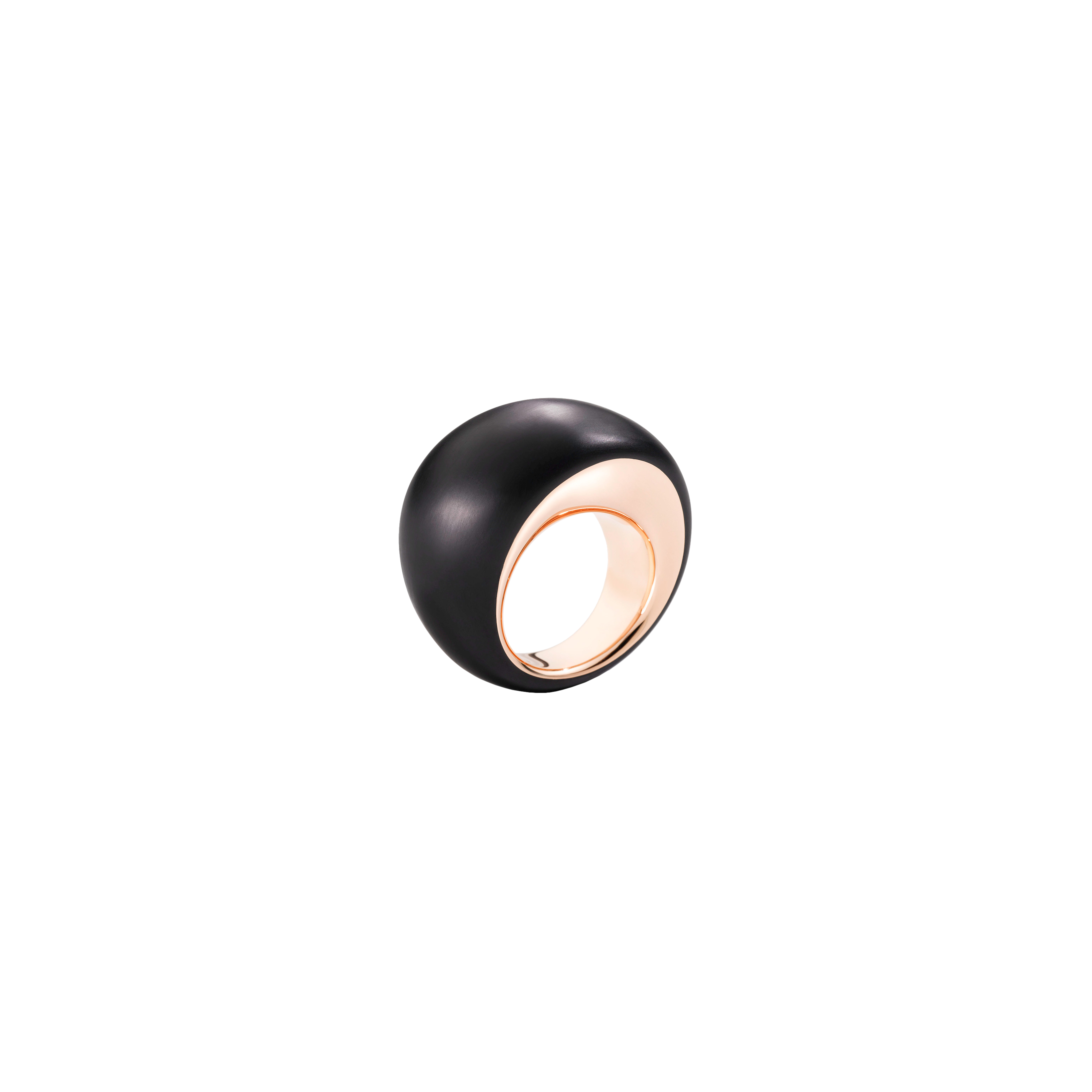 Vhernier | ANELLO PIROUETTE IN ORO ROSA 18K E GIAIETTO - 000623A0600 (1)