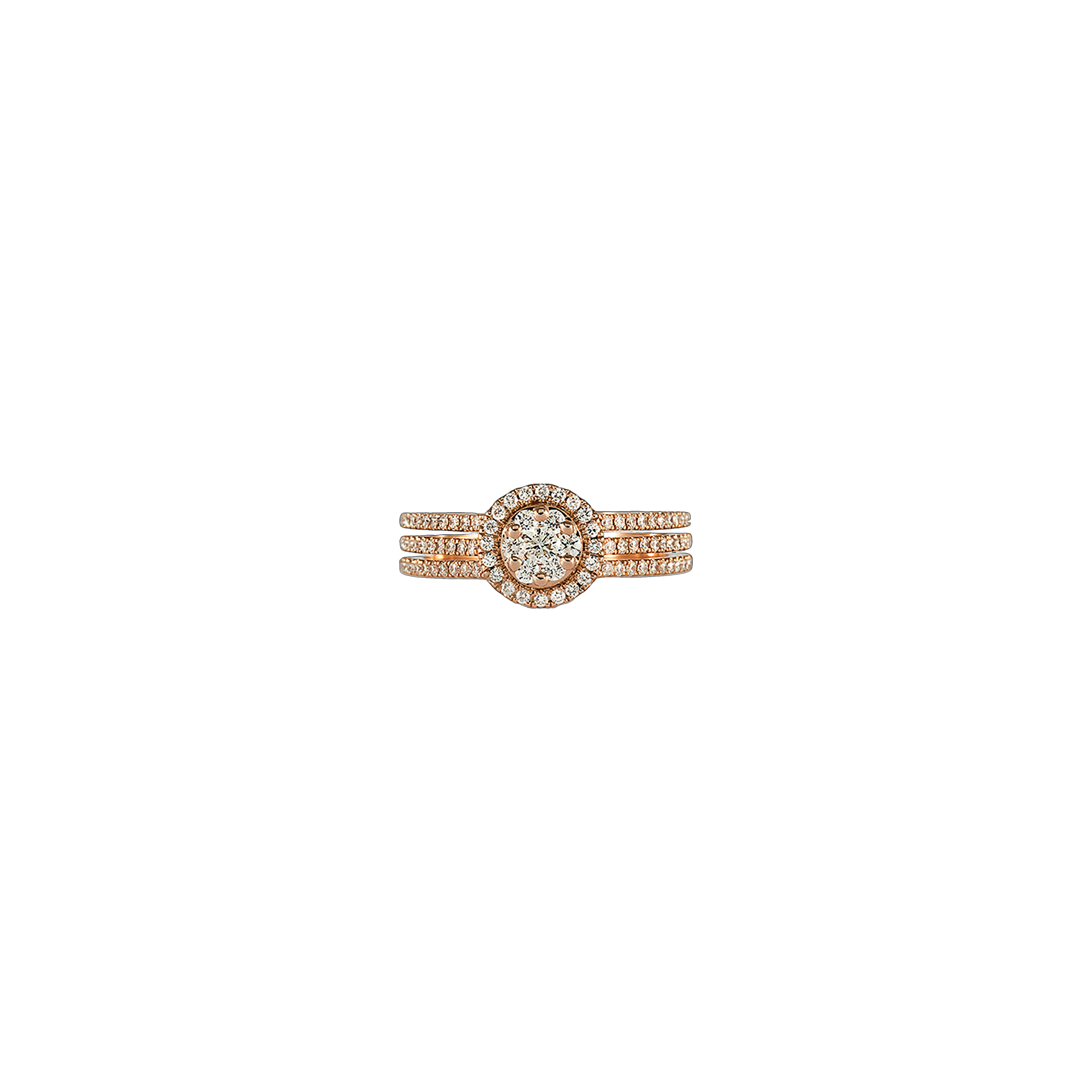 Bartorelli Italian Jewels | ANELLO ORO ROSA E DIAMANTI - VR25393DP (2)