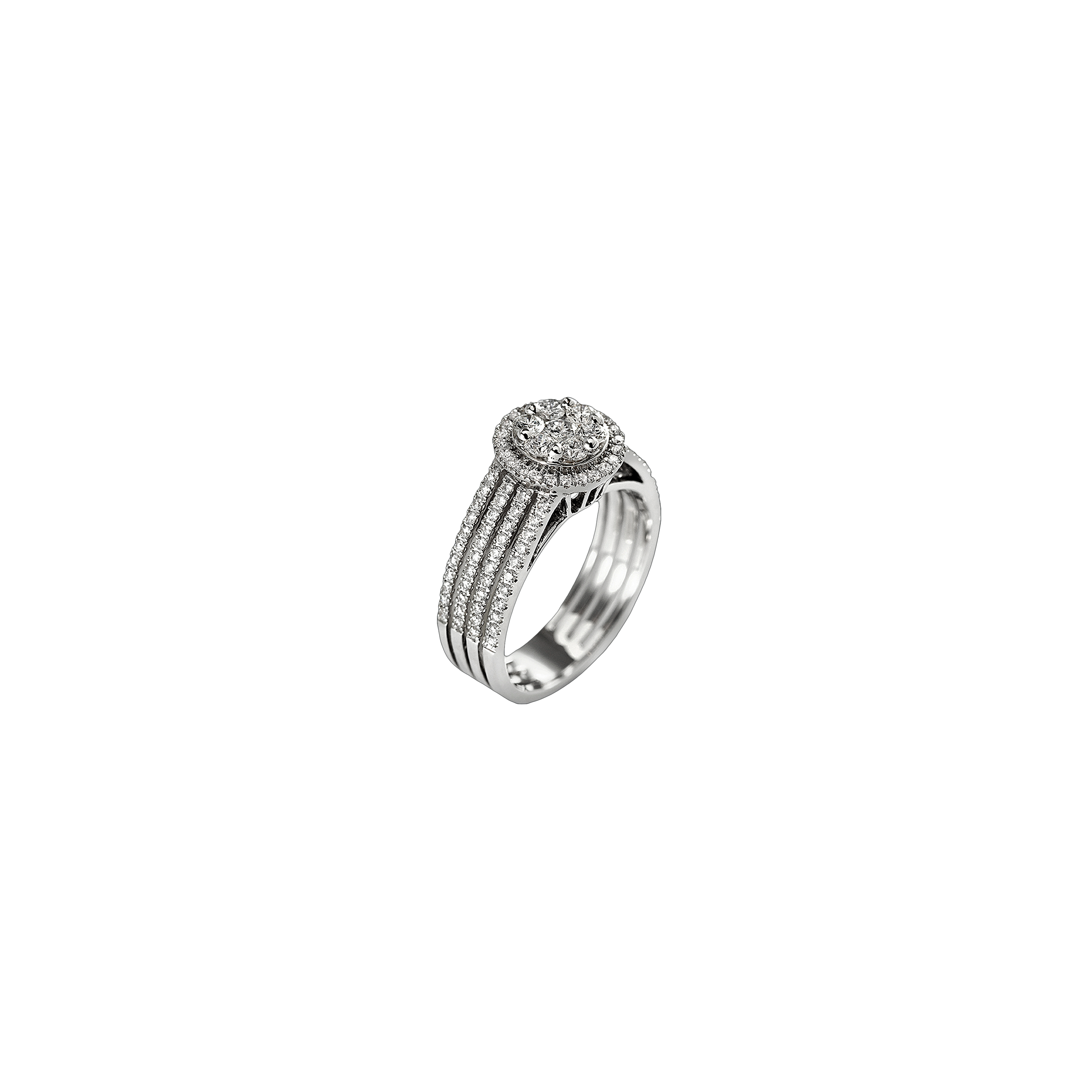 Bartorelli Italian Jewels | ANELLO IN ORO BIANCO CON DIAMANTI - VR25394DW (1)