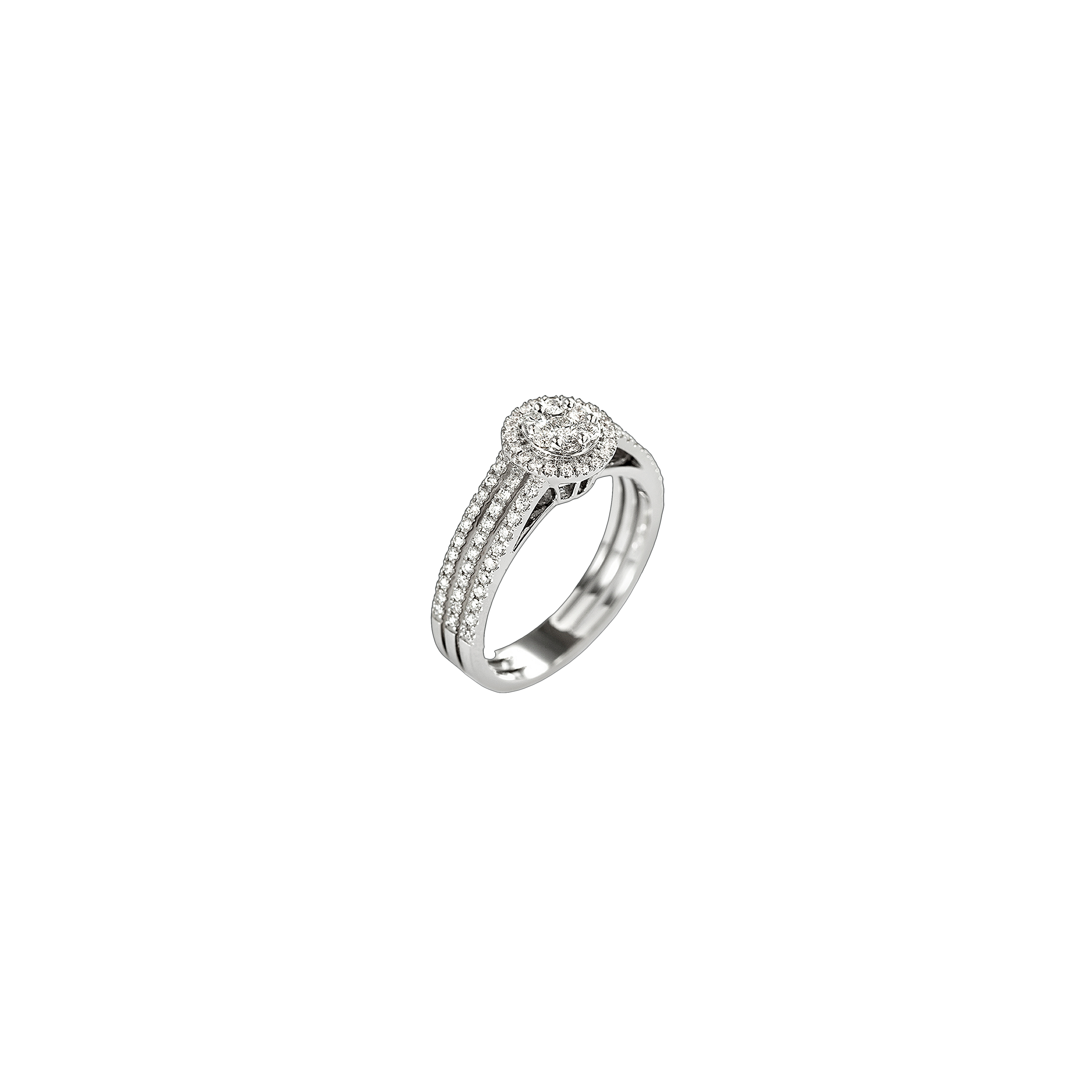 Bartorelli Italian Jewels | ANELLO IN ORO BIANCO CON DIAMANTI - VR25393DW (1)