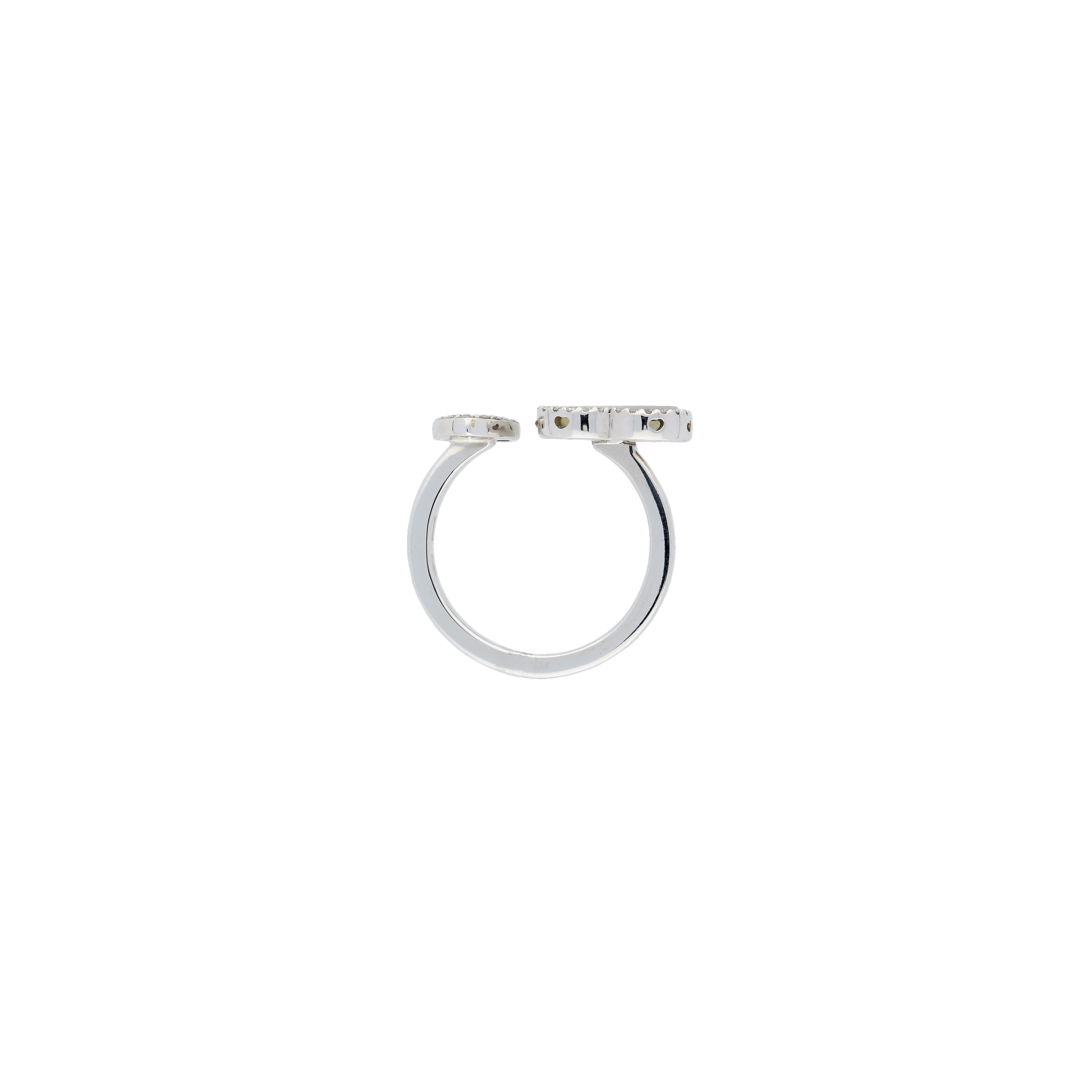 Bartorelli Italian Jewels | ANELLO IN ORO BIANCO  CON CUORE IN MADREPERLA E CUORE CON DIAMANTI BIANCHI - ANP132/18-MB (3)