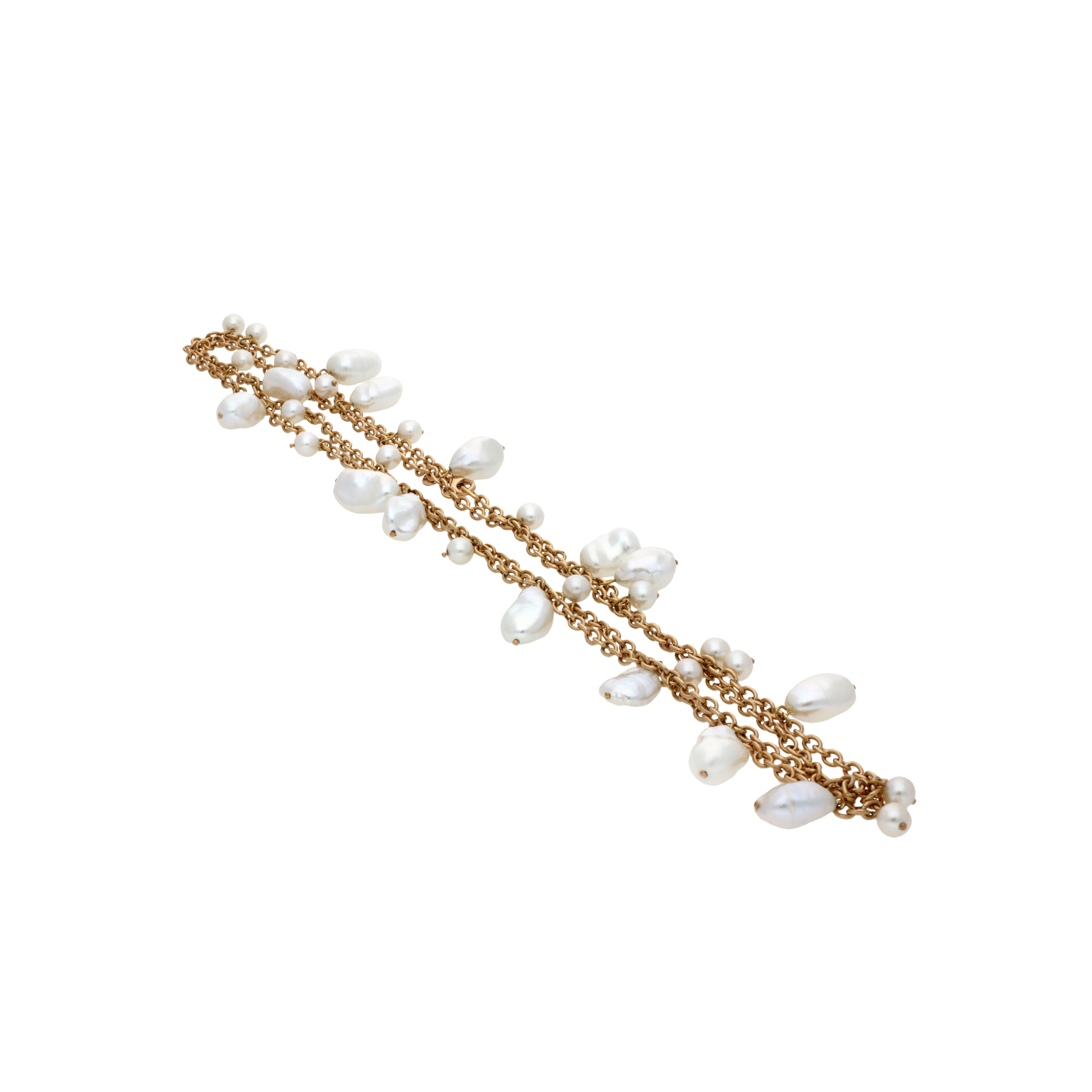 Mimi | COLLANA FREEVOLA IN ORO ROSA CON PERLE BIANCHE - CXM278R1 (2)