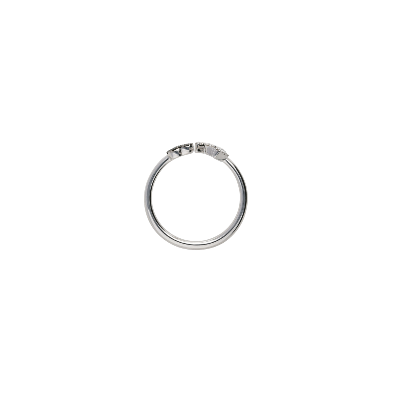 Bartorelli Italian Jewels | ANELLO IN ORO BIANCO CUORE LOVE CON DIAMANTI BIANCHI E DIAMANTI NERI - VR26893DDKWS (3)