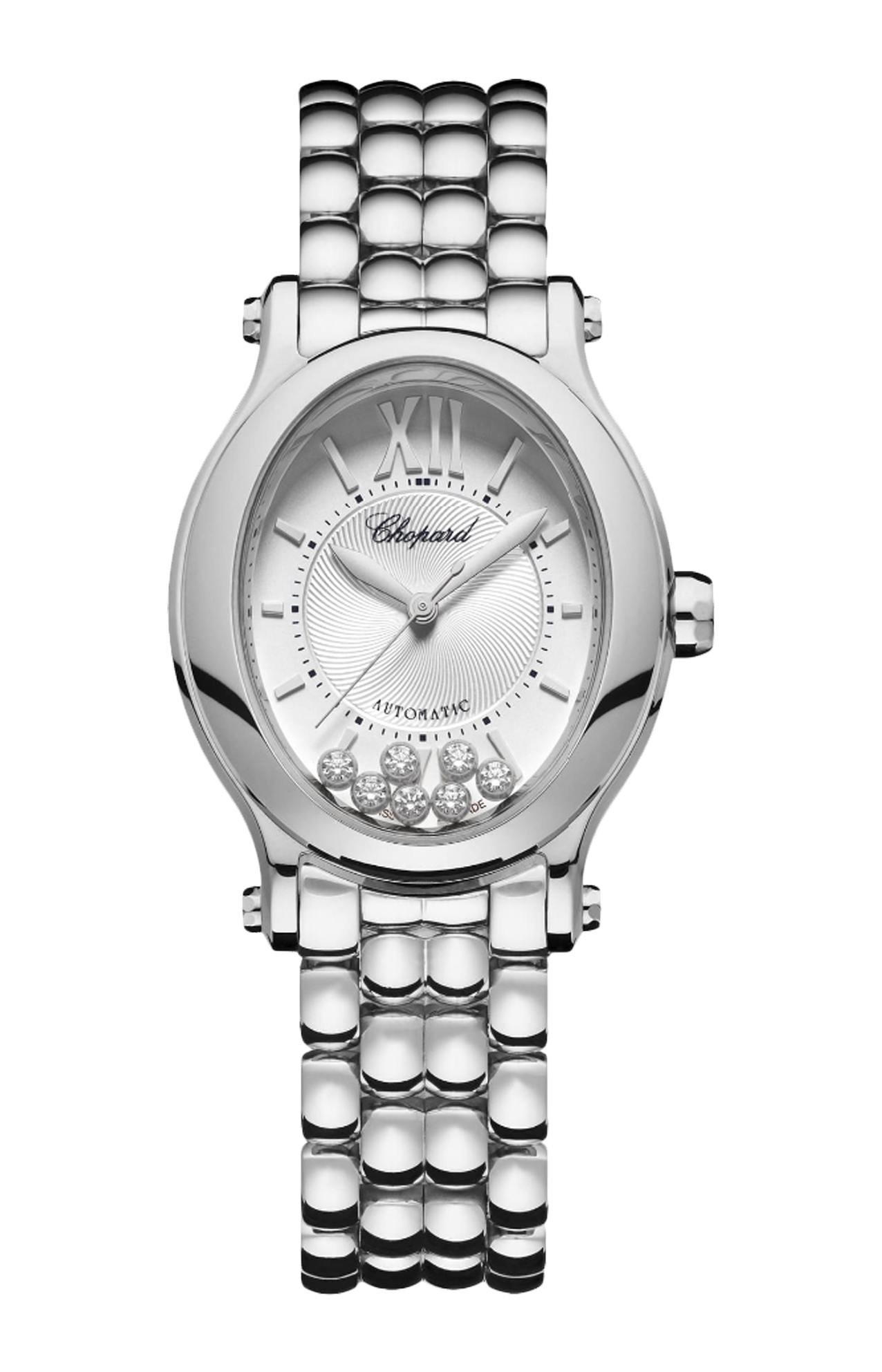 Chopard | HAPPY SPORT 29 X 31 MM, AUTOMATICO, LUCENT STEEL&trade;, DIAMANTI - 278602 (1)