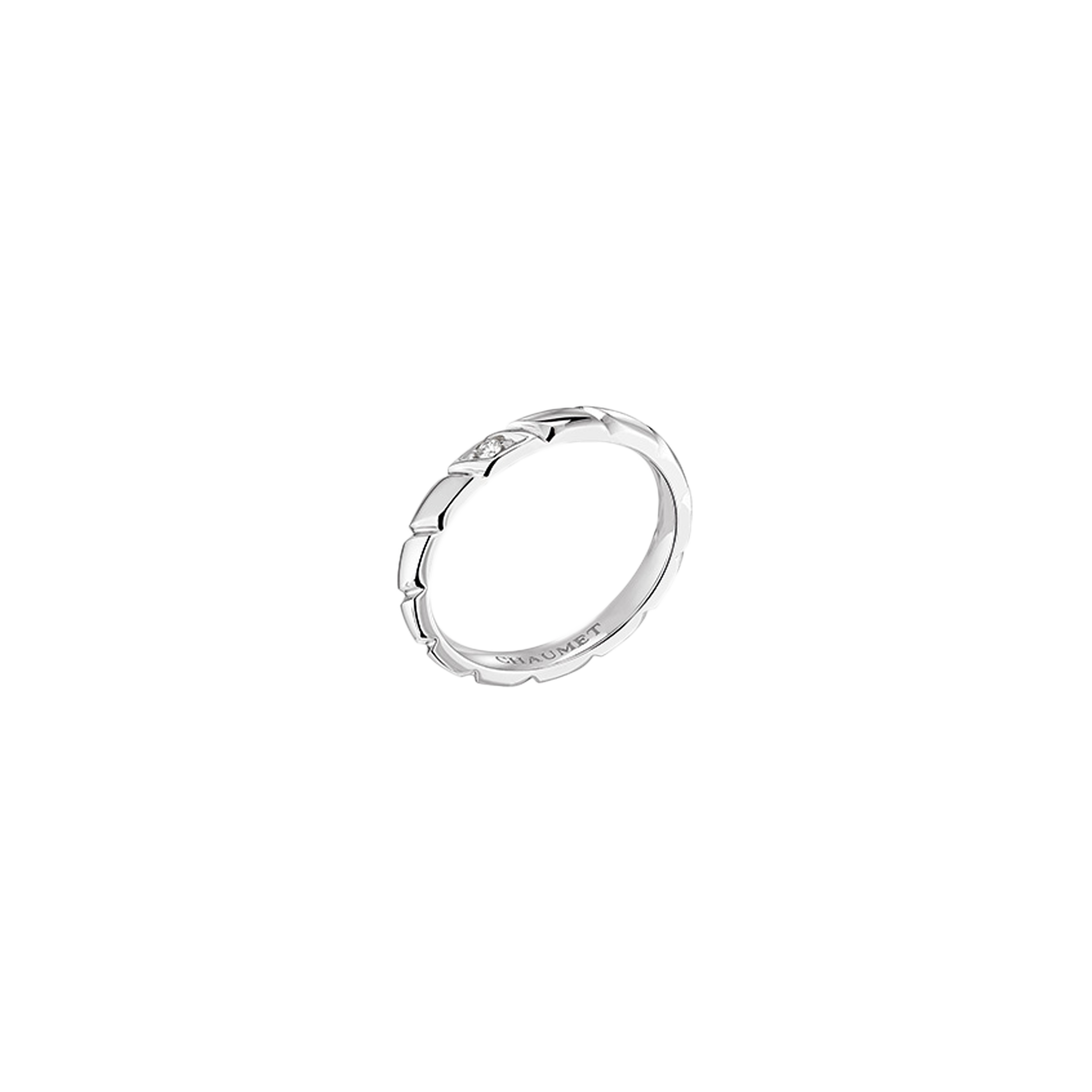 Chaumet | CHAUMET - FEDE NUZIALE TORSADE DE CHAUMET IN PLATINO E DIAMANTE - 082721 (1)