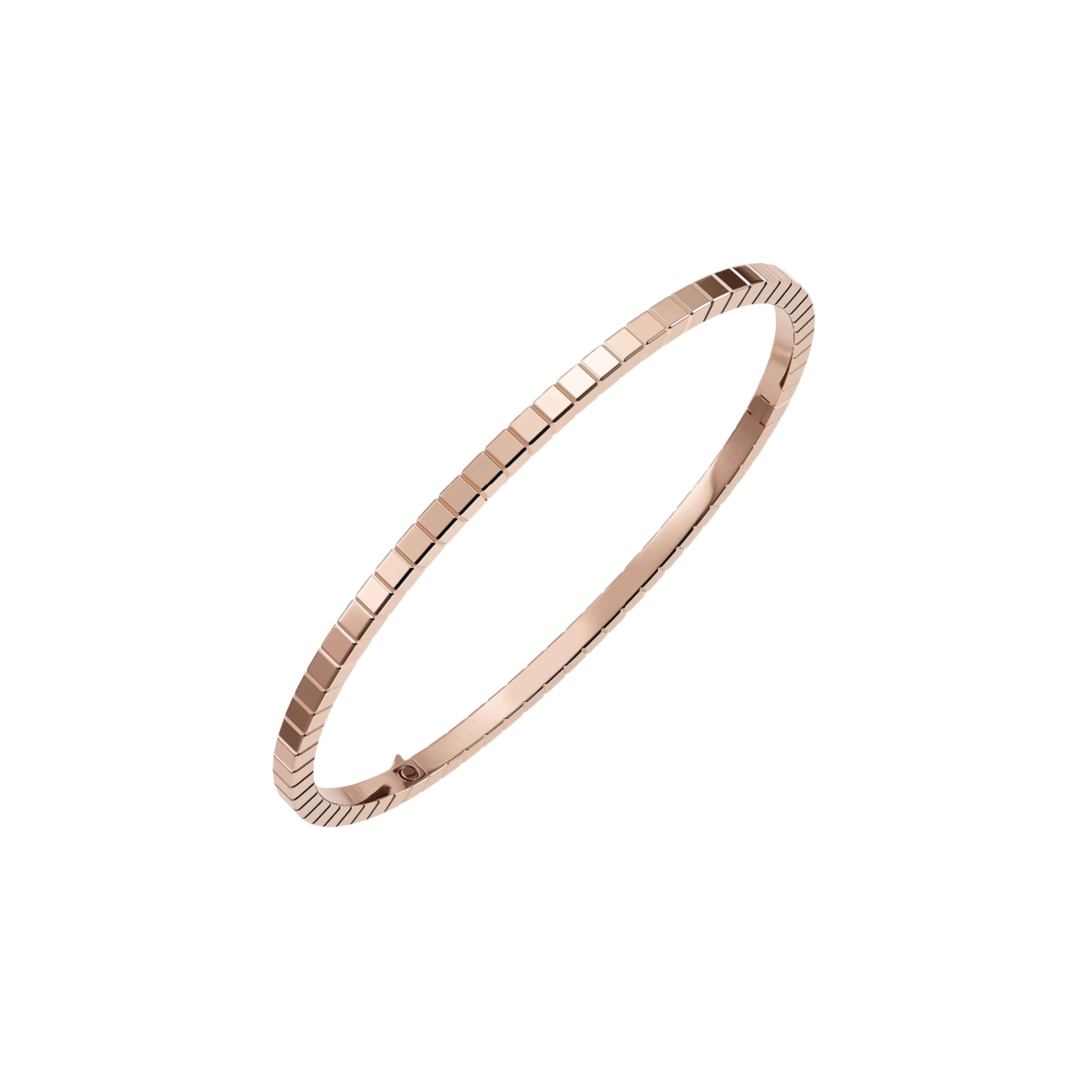 Chopard | CHOPARD - ICE CUBE PURE - BRACCIALE RIGIDO IN ORO ROSA - 857702 (1)