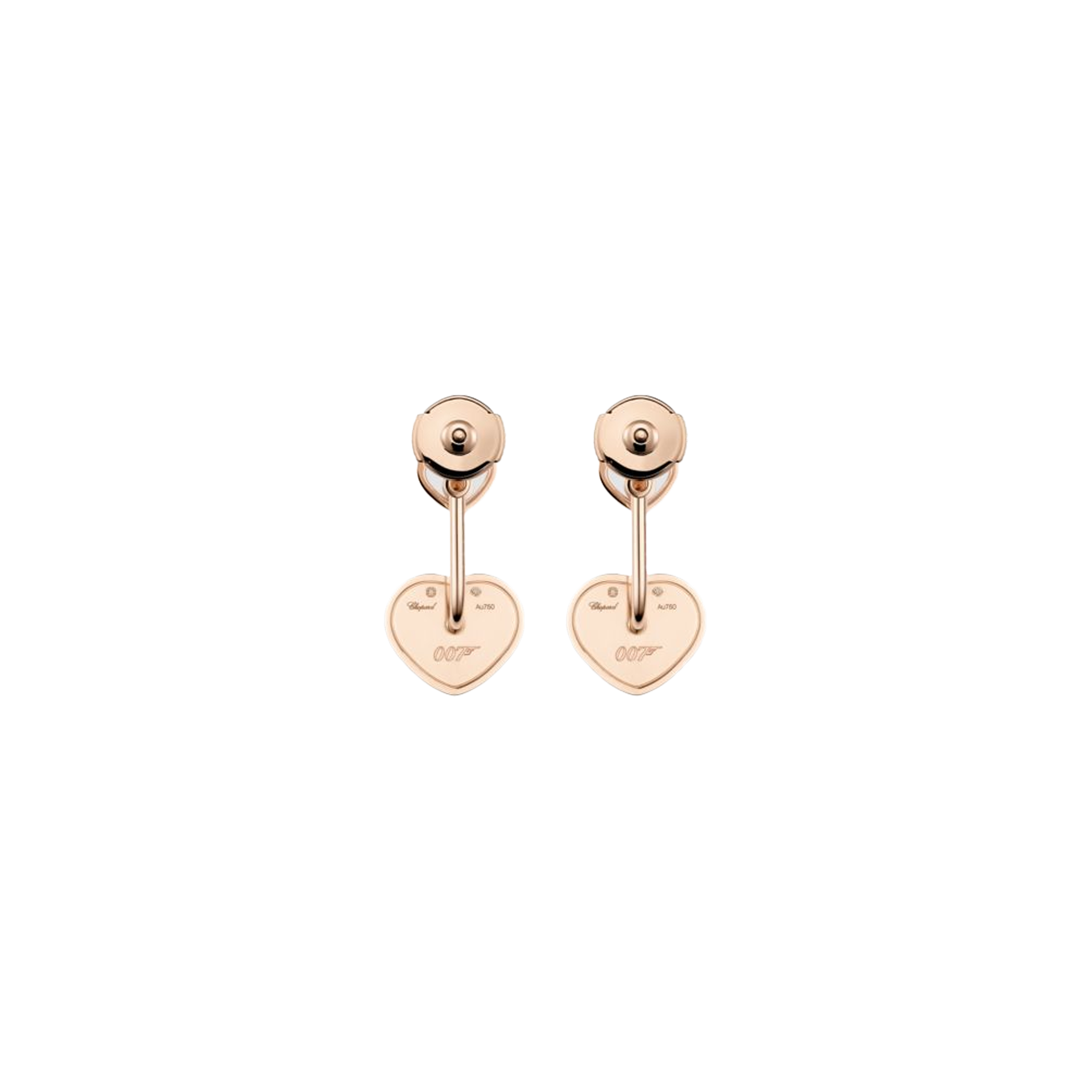 Chopard | CHOPARD HAPPY HEARTS GOLDEN HEARTS - ORECCHINI, ORO ROSA ETICO, DIAMANTI - 83A007-5921 - 83A007 (3)