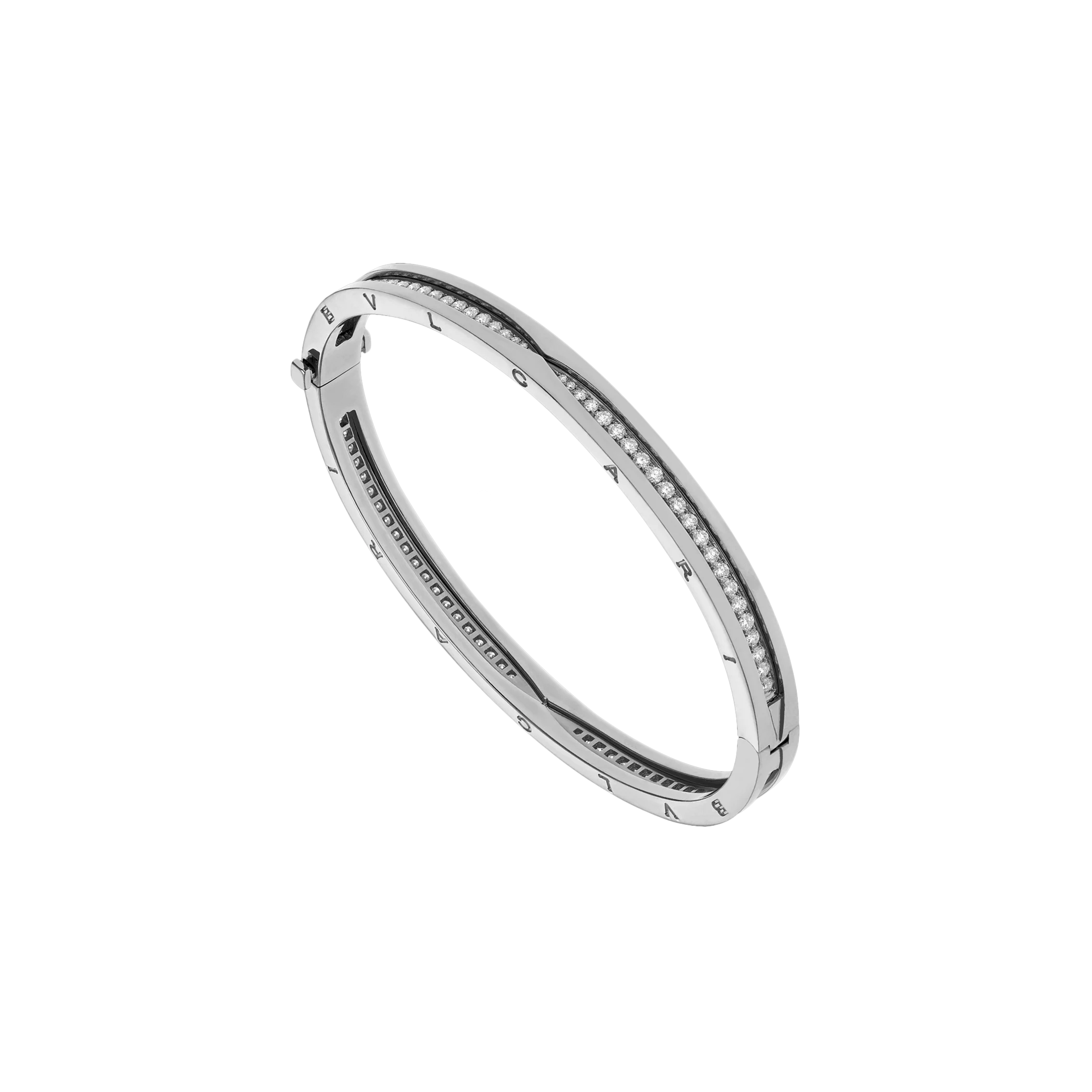 Bulgari | BRACCIALE B.ZERO1 IN ORO BIANCO  CON PAV&Egrave; DI DIAMANTI - BR859000 (1)