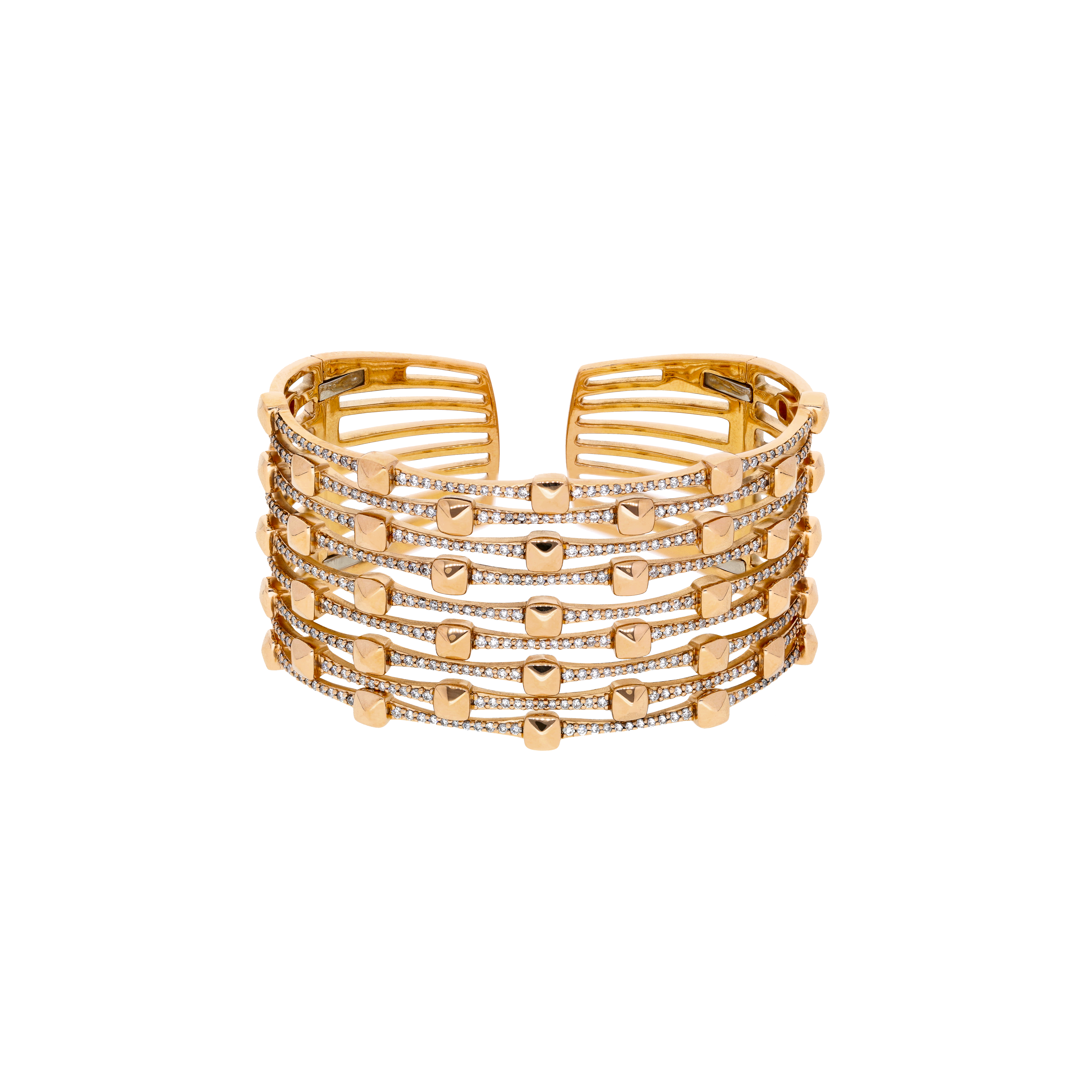 Bartorelli Italian Jewels | BRACCIALE IN ORO ROSA E DIAMANTI BIANCHI - VB28067DPS (1)