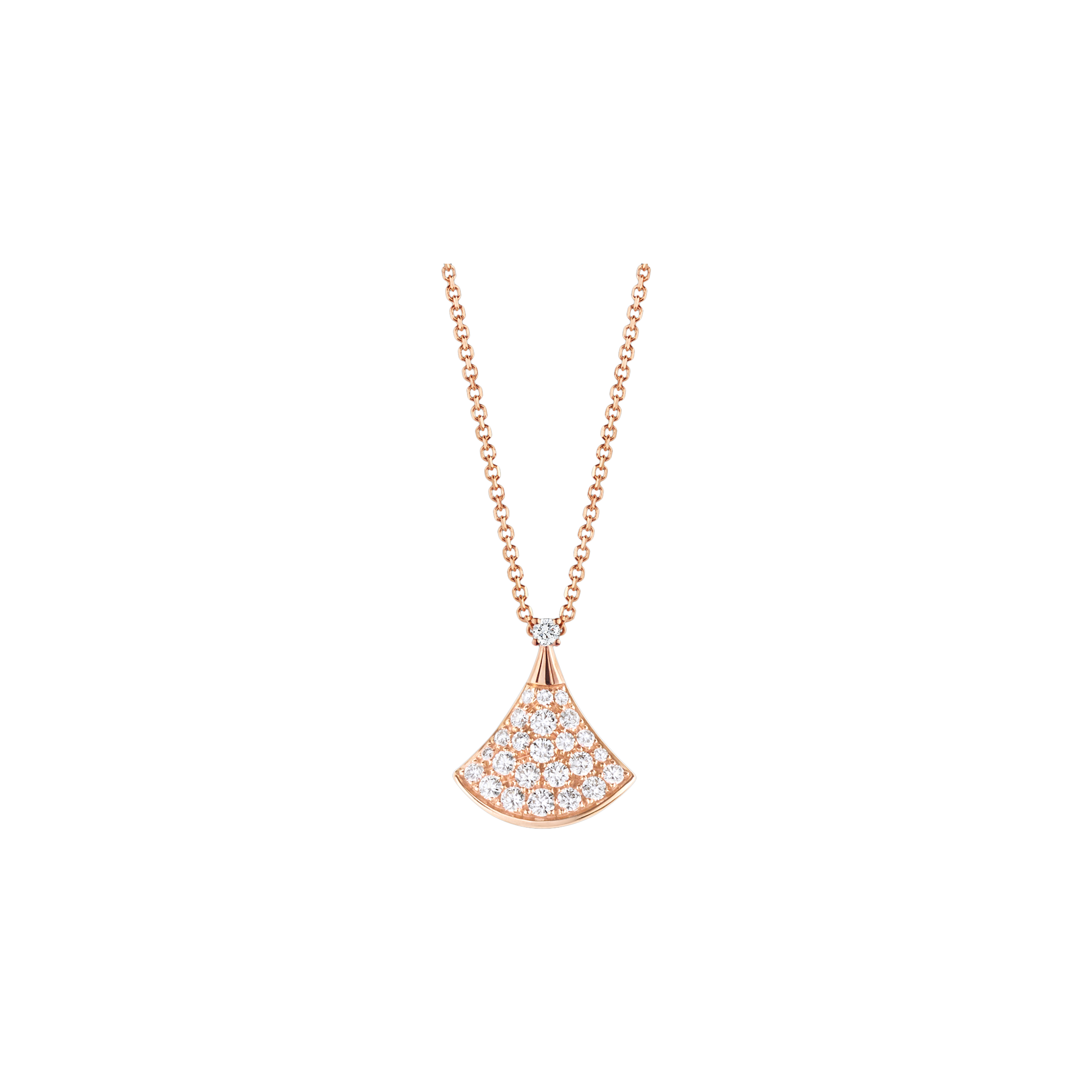 Bulgari | COLLANA DIVA'S DREAM IN ORO GIALLO CON PAV&Eacute; DI DIAMANTI - CL858989 (1)