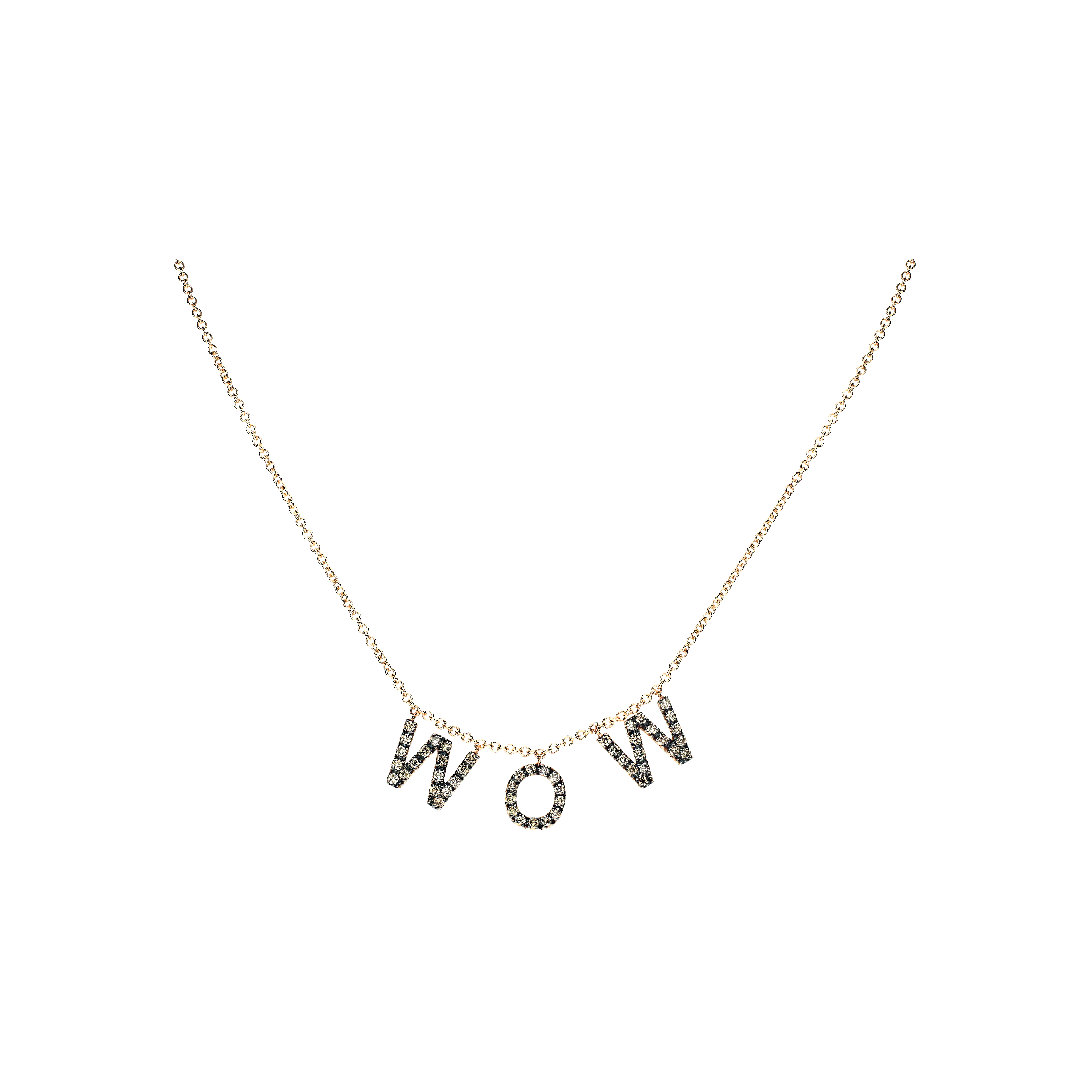 Bartorelli Italian Jewels | COLLANA GIROCOLLO IN ORO ROSA CON SCRITTA 