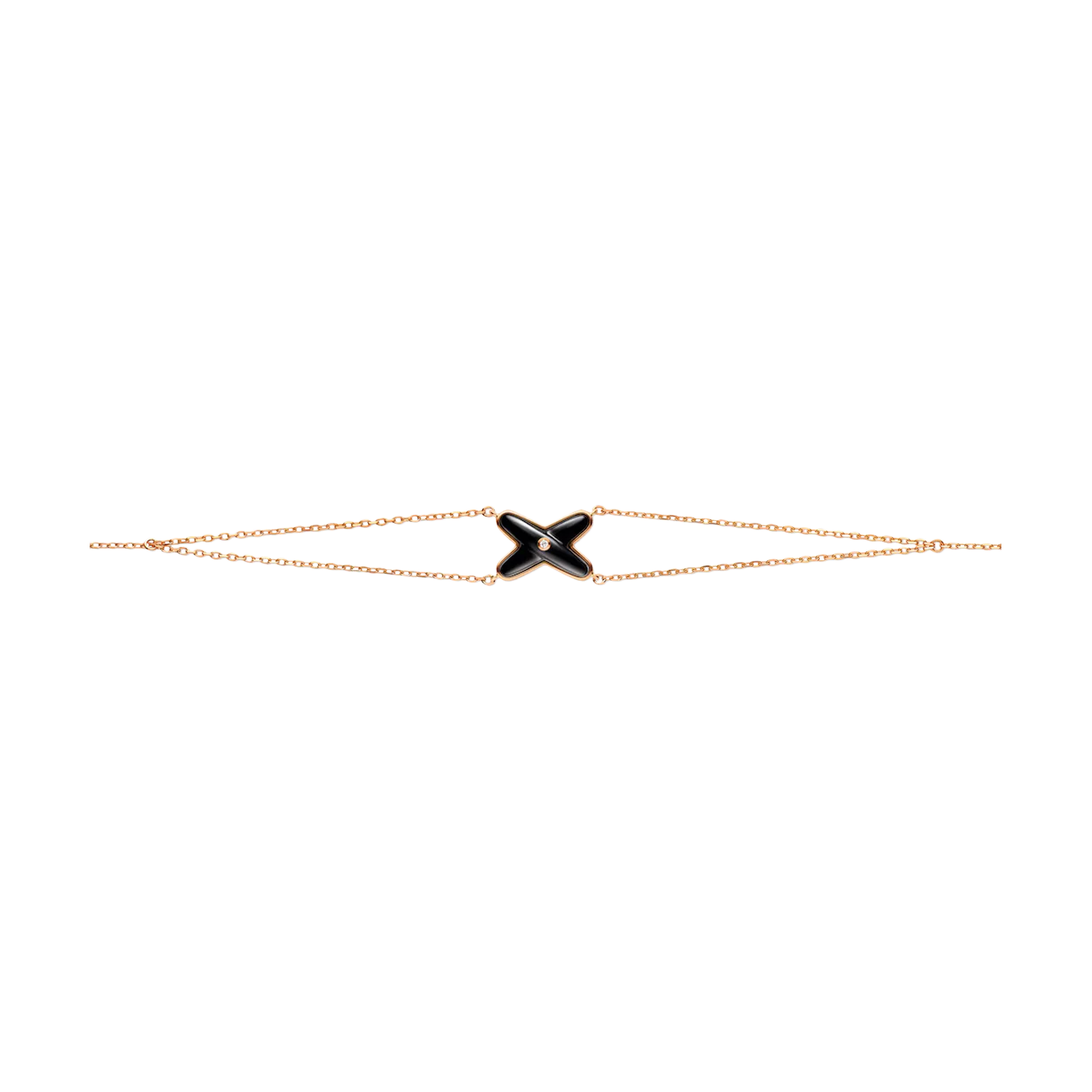 Chaumet | CHAUMET - BRACCIALE JEUX DE LIENS IN ORO ROSA CON DIAMANTE E ONICE - 085122 - 085122 (1)