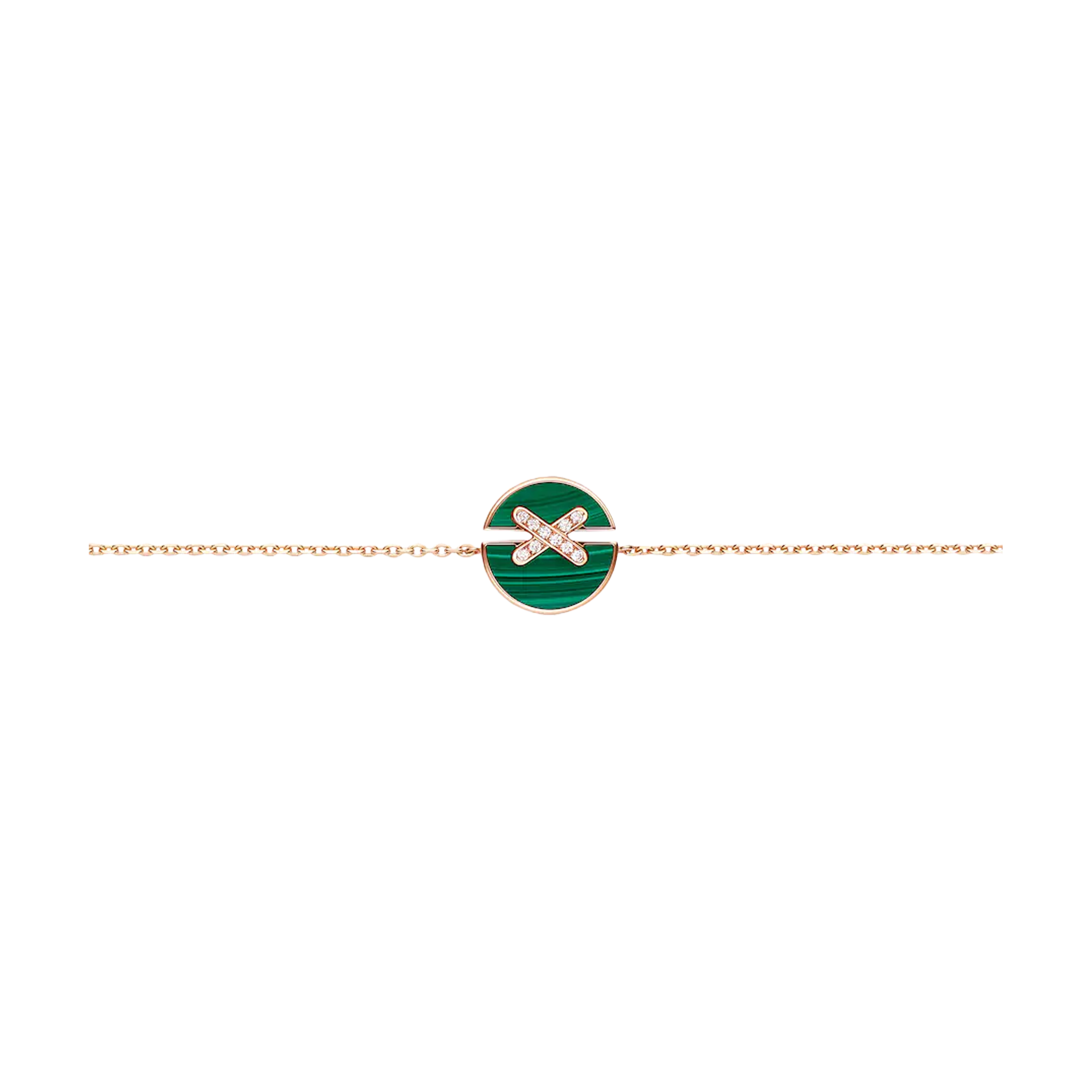 Chaumet | CHAUMET - BRACCIALE JEUX DE LIENS HARMONY IN ORO ROSA CON DIAMANTI E MALACHITE - 084997 - 084997 (1)
