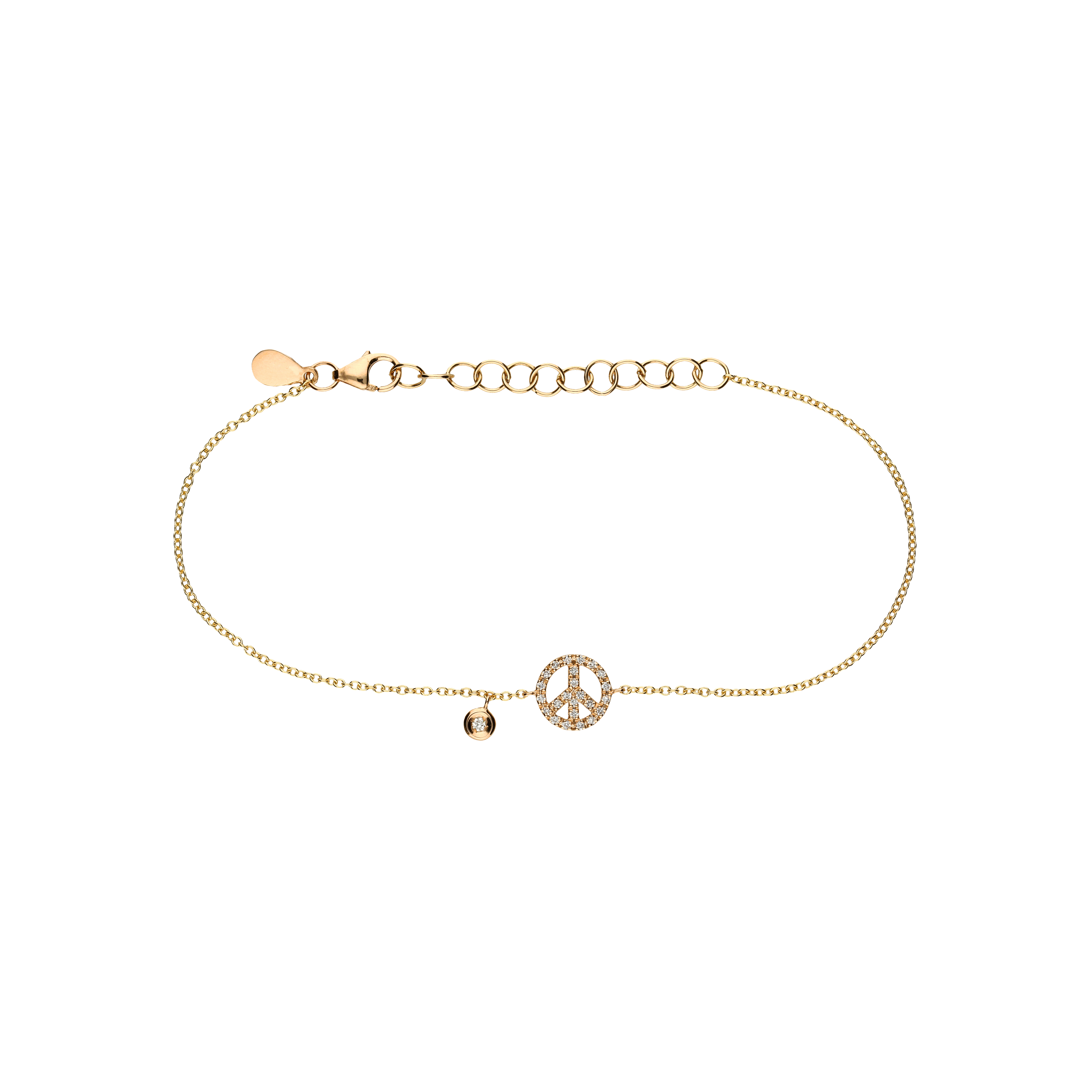 Bartorelli Italian Jewels | Bracciale Pace in oro rosa e diamanti bianchi - BRL6017RB (1)