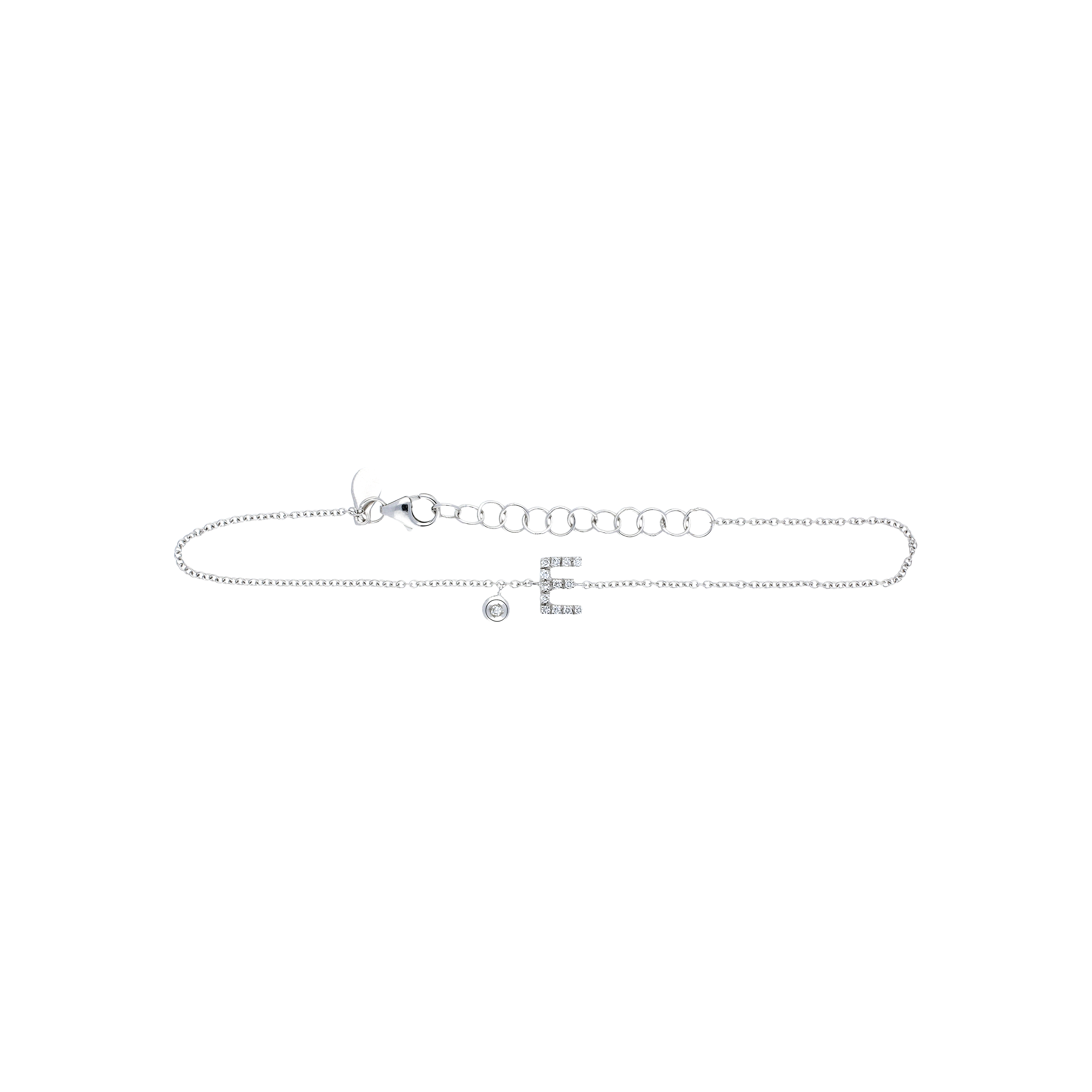 Bartorelli Italian Jewels | Bracciale in oro bianco 18 carati e diamanti bianchi taglio brillante - BRL6040EBB (1)