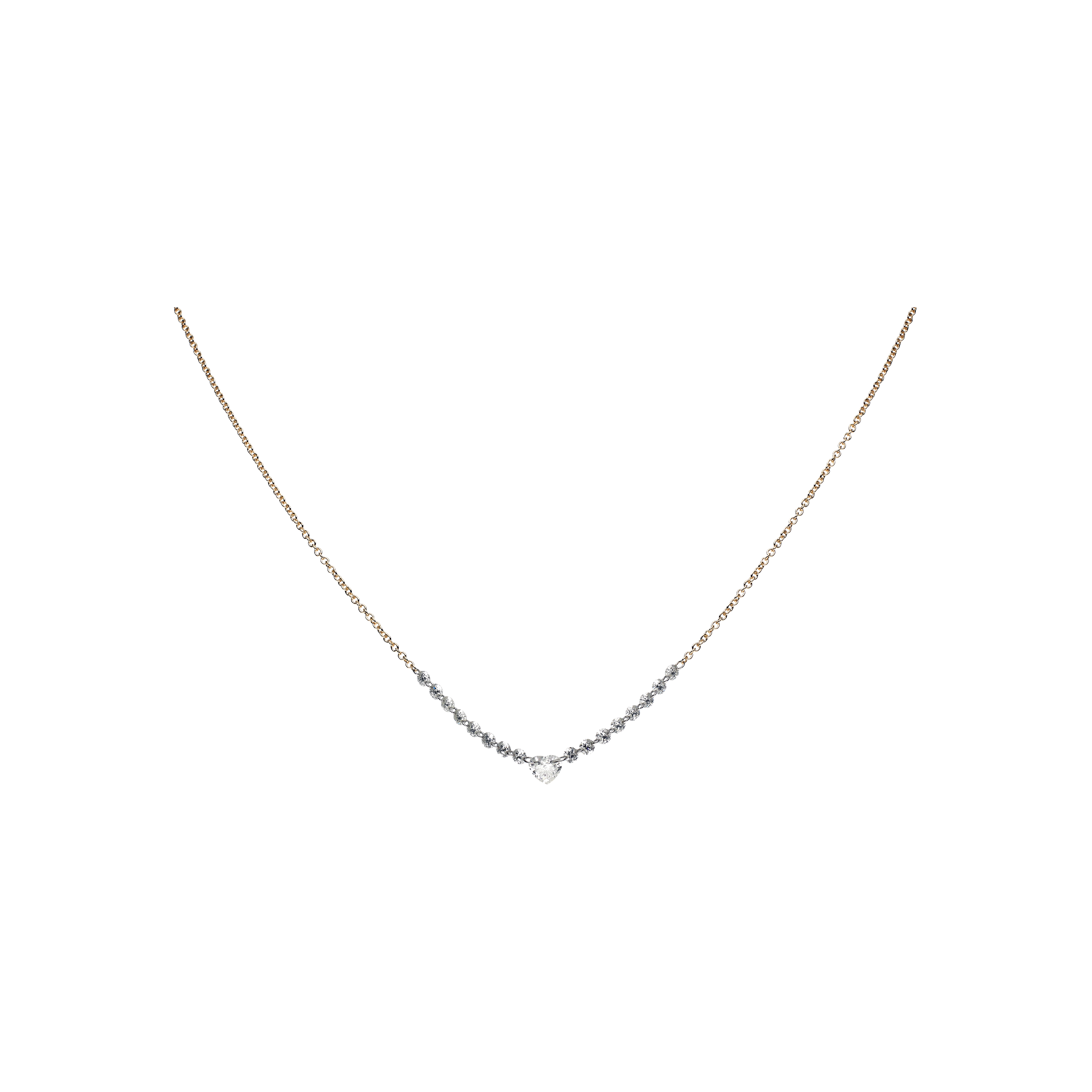 Bartorelli Italian Jewels | GIROCOLLO IN ORO ROSA E DIAMANTI - C069/32-C (1)