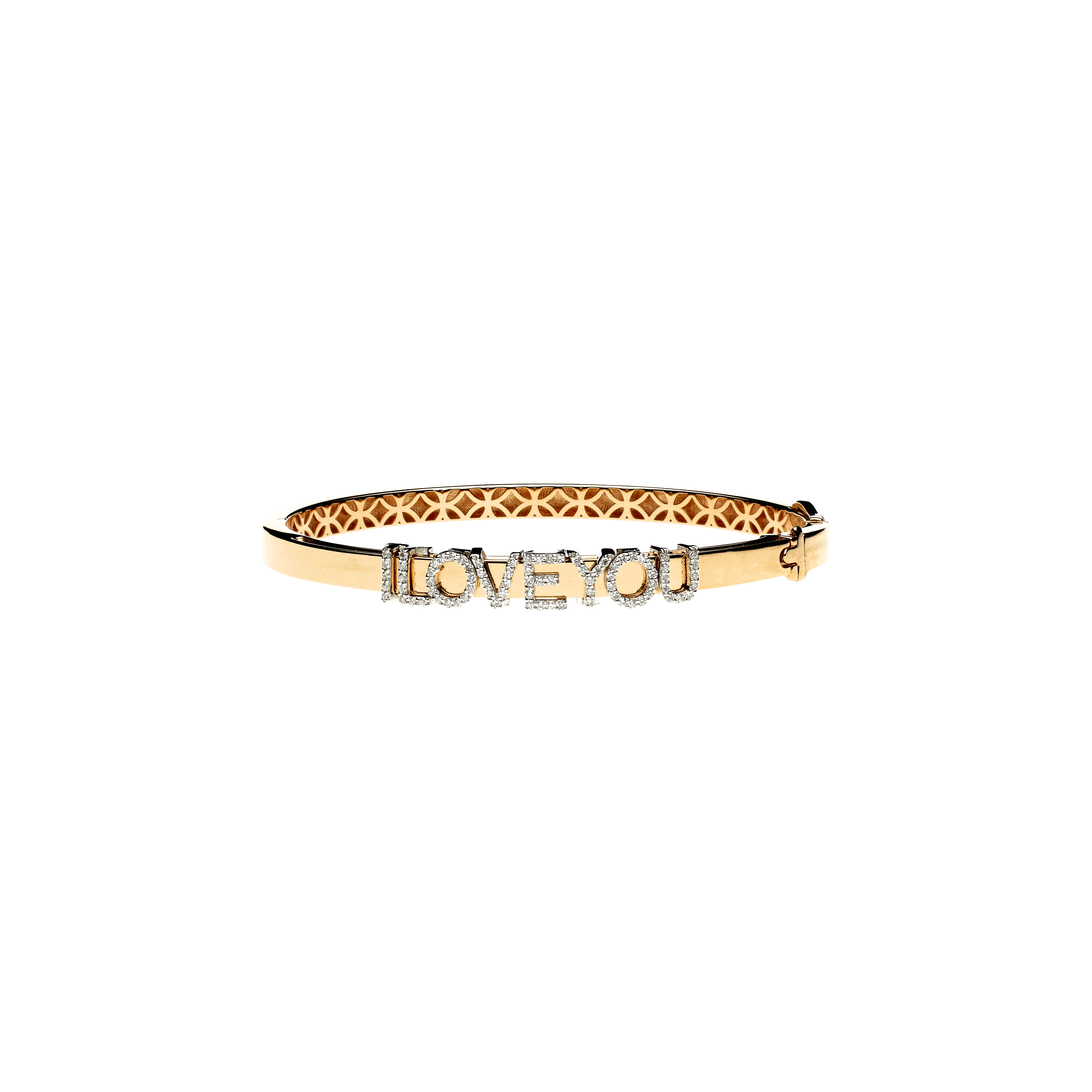 Bartorelli Italian Jewels | BRACCIALE RIGIDO IN ORO BIANCO SCRITTA 
