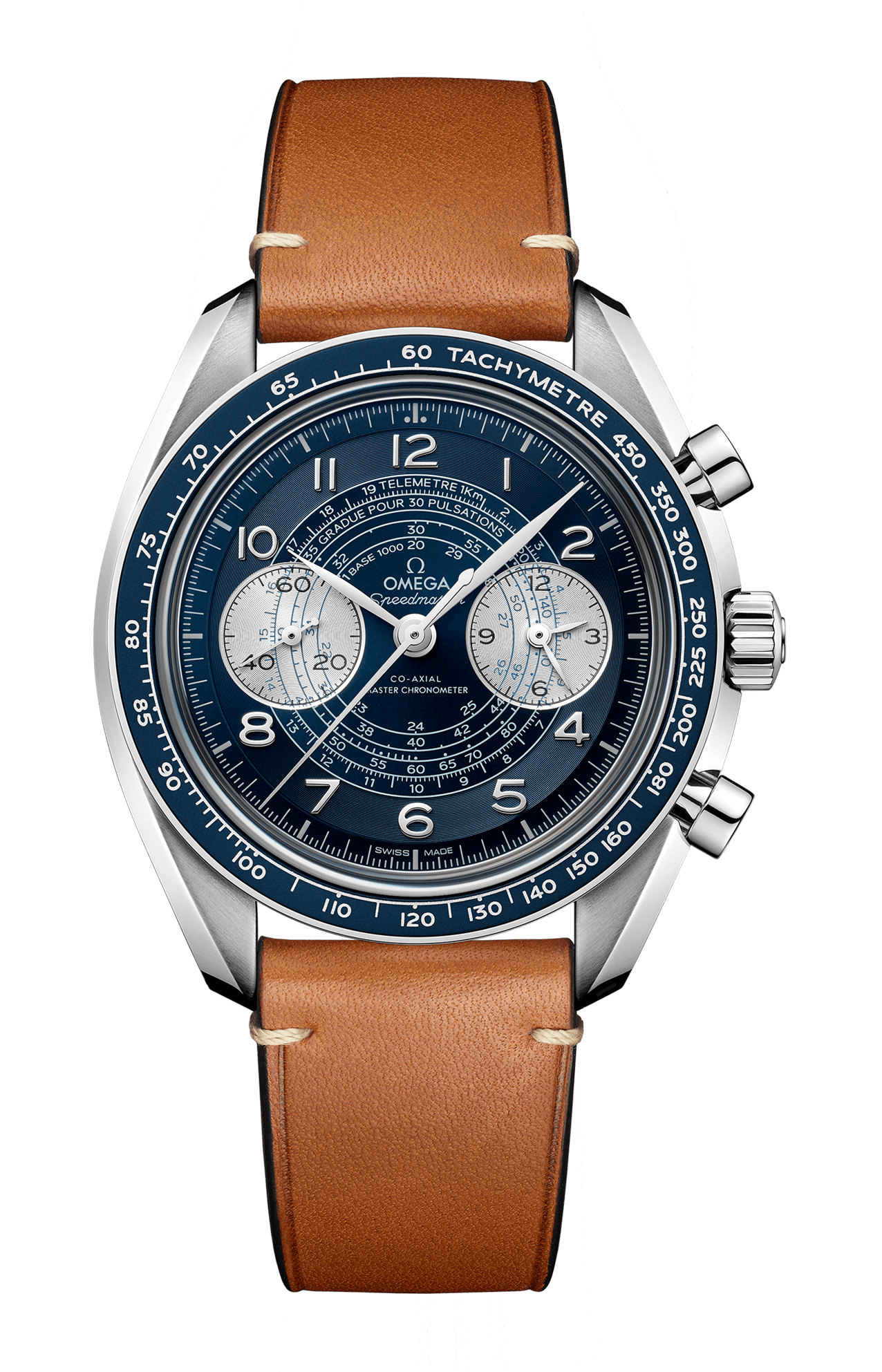 Omega | SPEEDMASTER CHRONOSCOPE 43 MM, ACCIAIO SU PELLE - 329.32.43.51.03.001 (1)