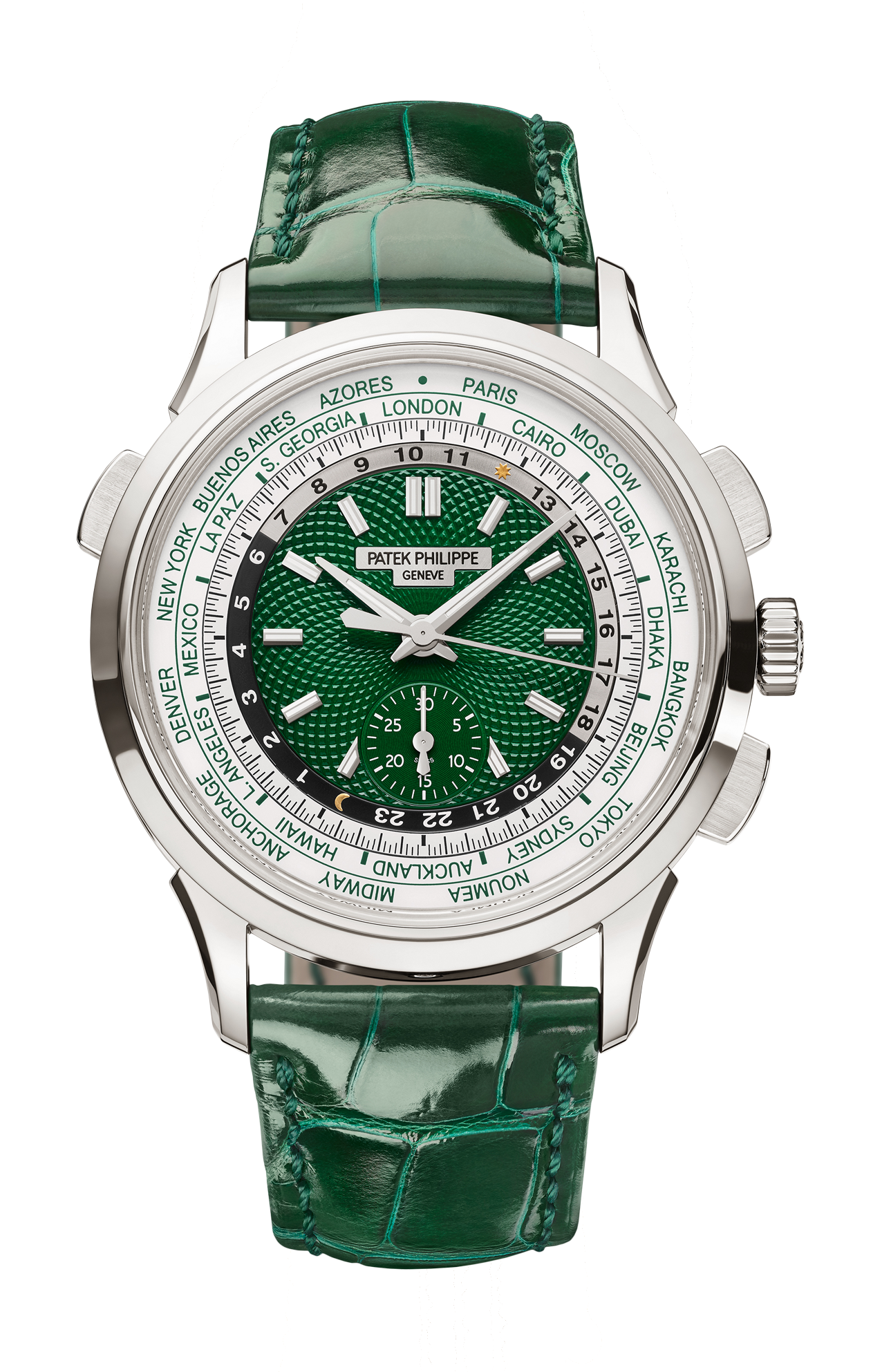 Patek Philippe | COMPLICAZIONI ORA UNIVERSALE, CRONOGRAFO FLYBACK, CARICA AUTOMATICA - 5930P-001 (1)