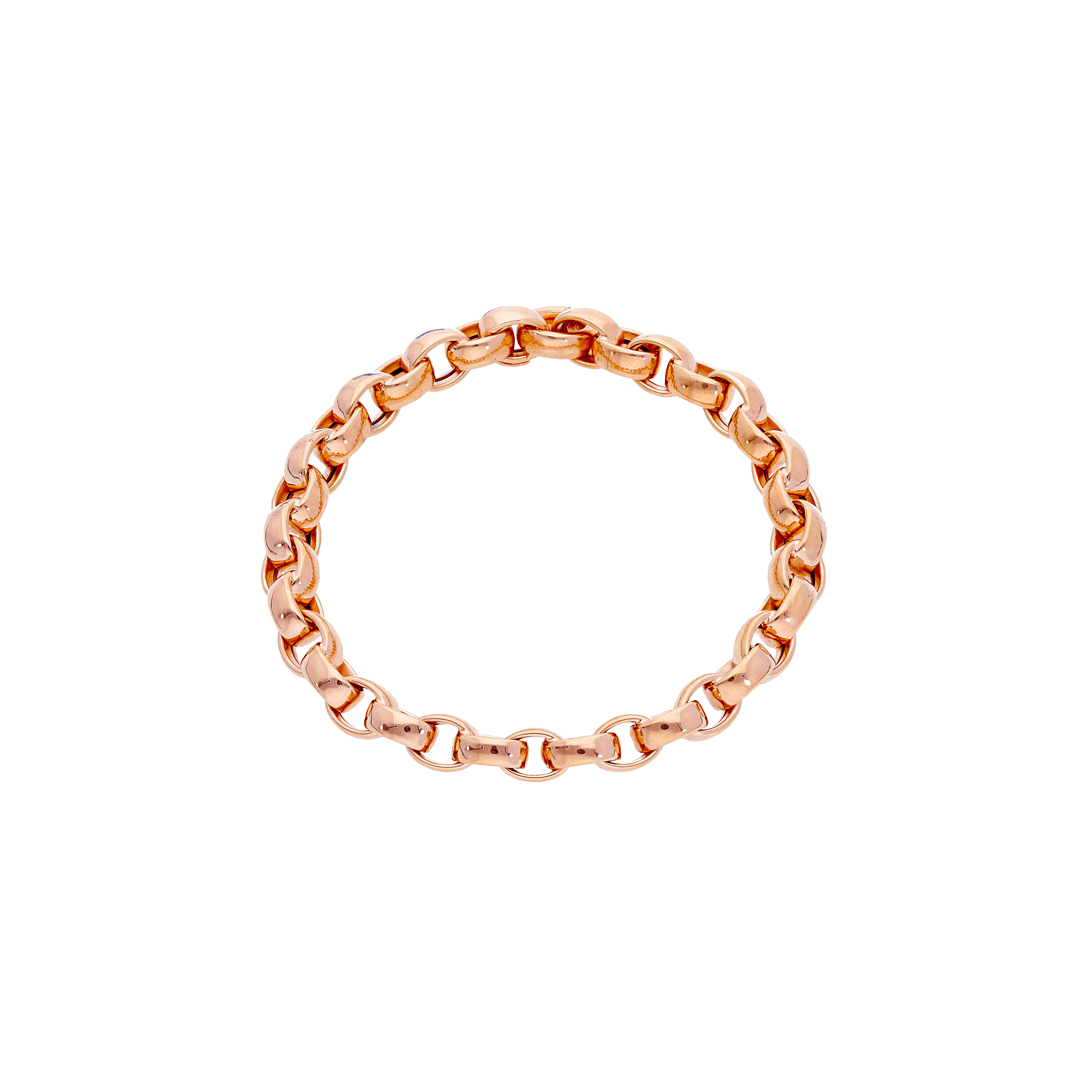 Bartorelli Italian Jewels | BRACCIALE MAGLIA TONDA IN ORO ROSA - M01 (1)