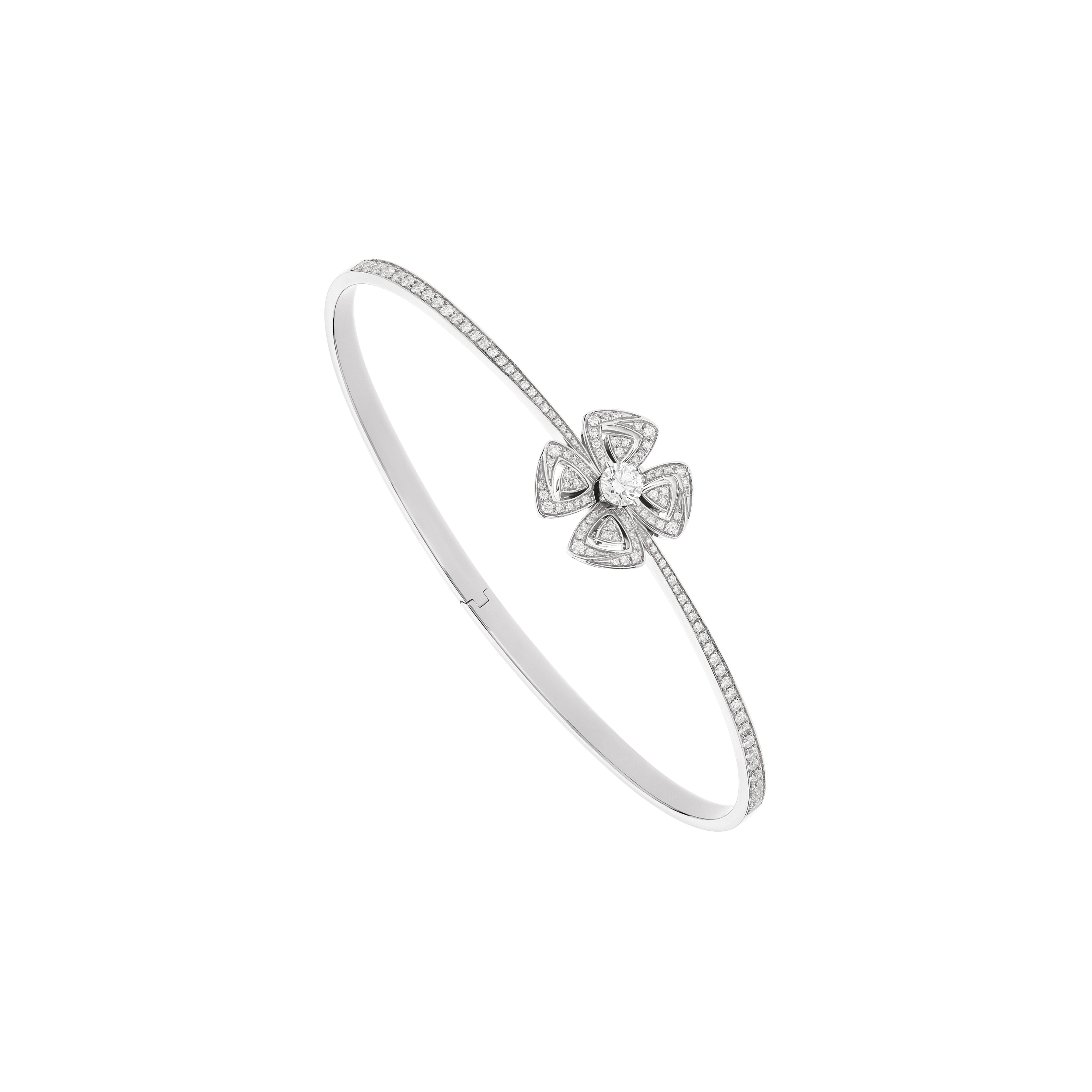 Bulgari | BRACCIALE FIOREVER IN ORO BIANCO E PAV&Egrave; DI DIAMANTI - BR859038 - BR8590038 (1)