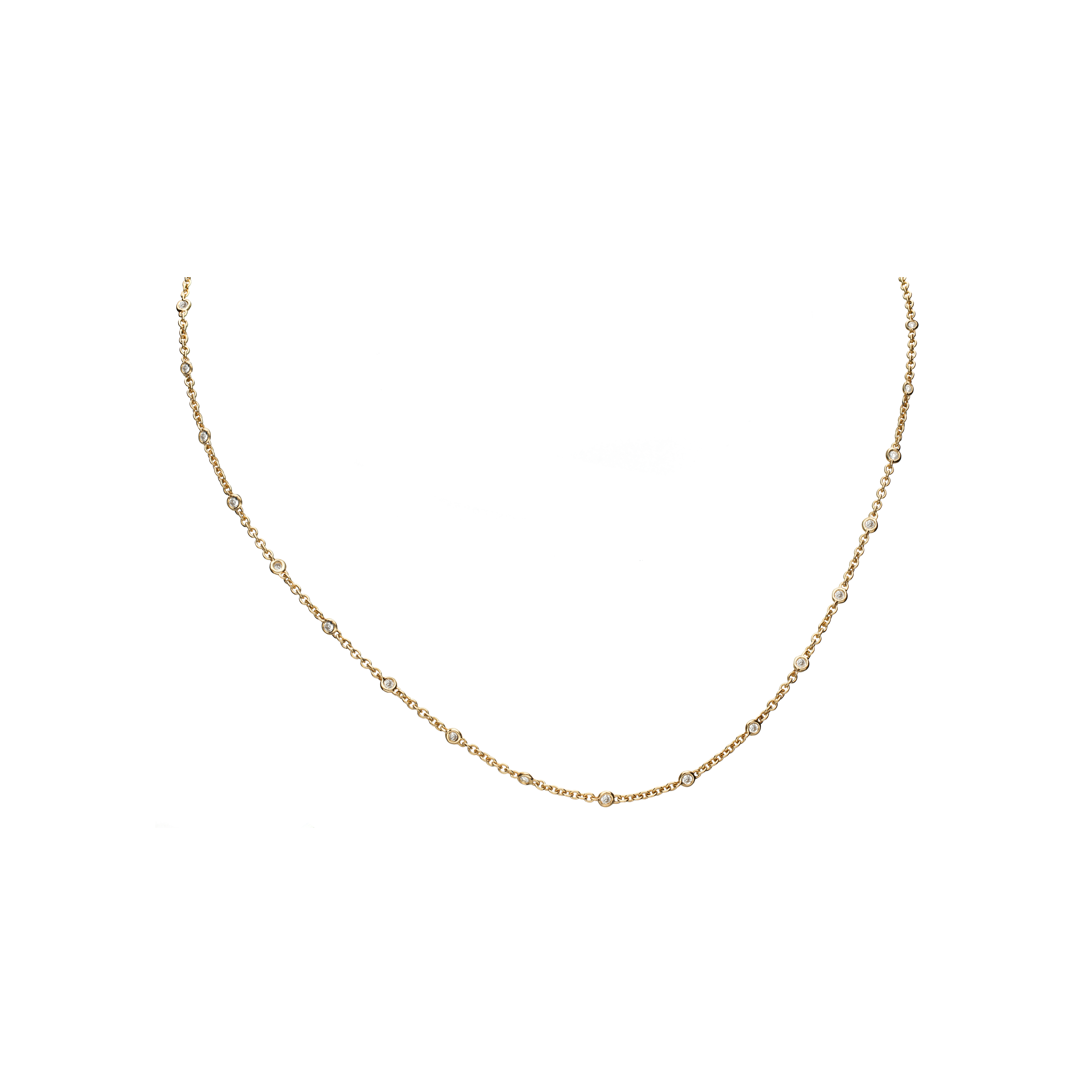 Bartorelli Italian Jewels | COLLANA IN ORO ROSA CON DIAMANTI - 212-L181-OR (1)