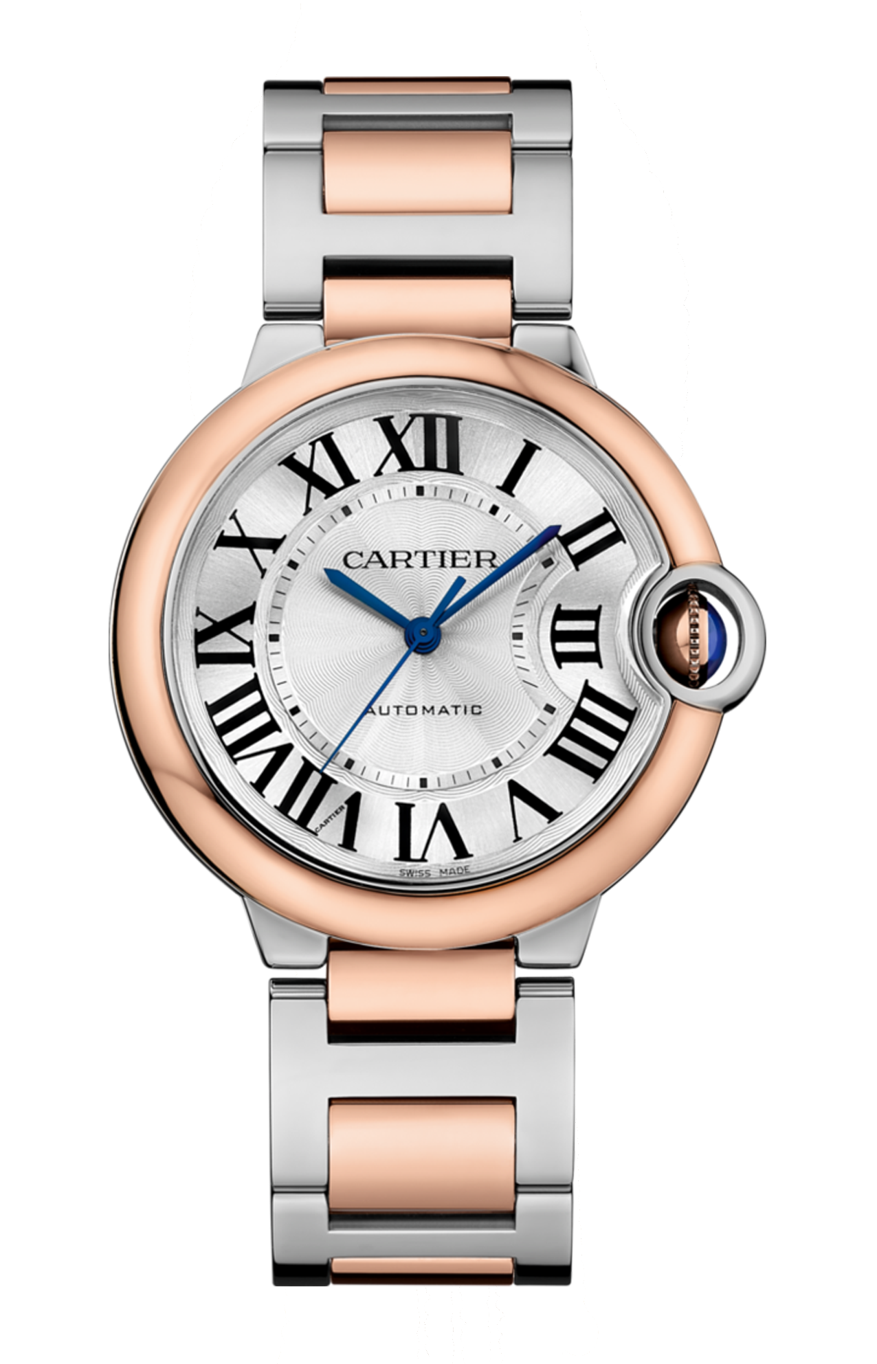 Cartier | BALLON BLEU DE CARTIER 36 MM, AUTOMATICO, ACCIAIO, ORO ROSA - W2BB0033 (1)