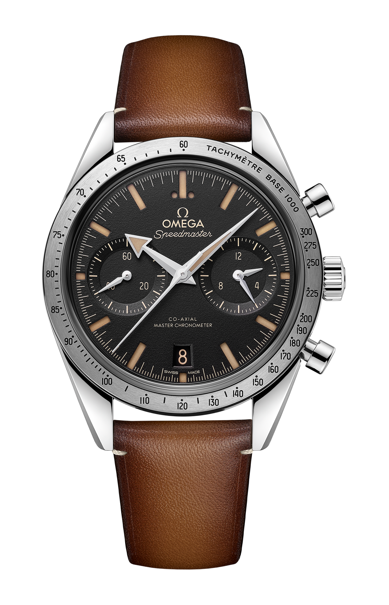 Omega | SPEEDMASTER '57 40,5 MM, ACCIAIO SU PELLE - 332.12.41.51.01.001 (1)