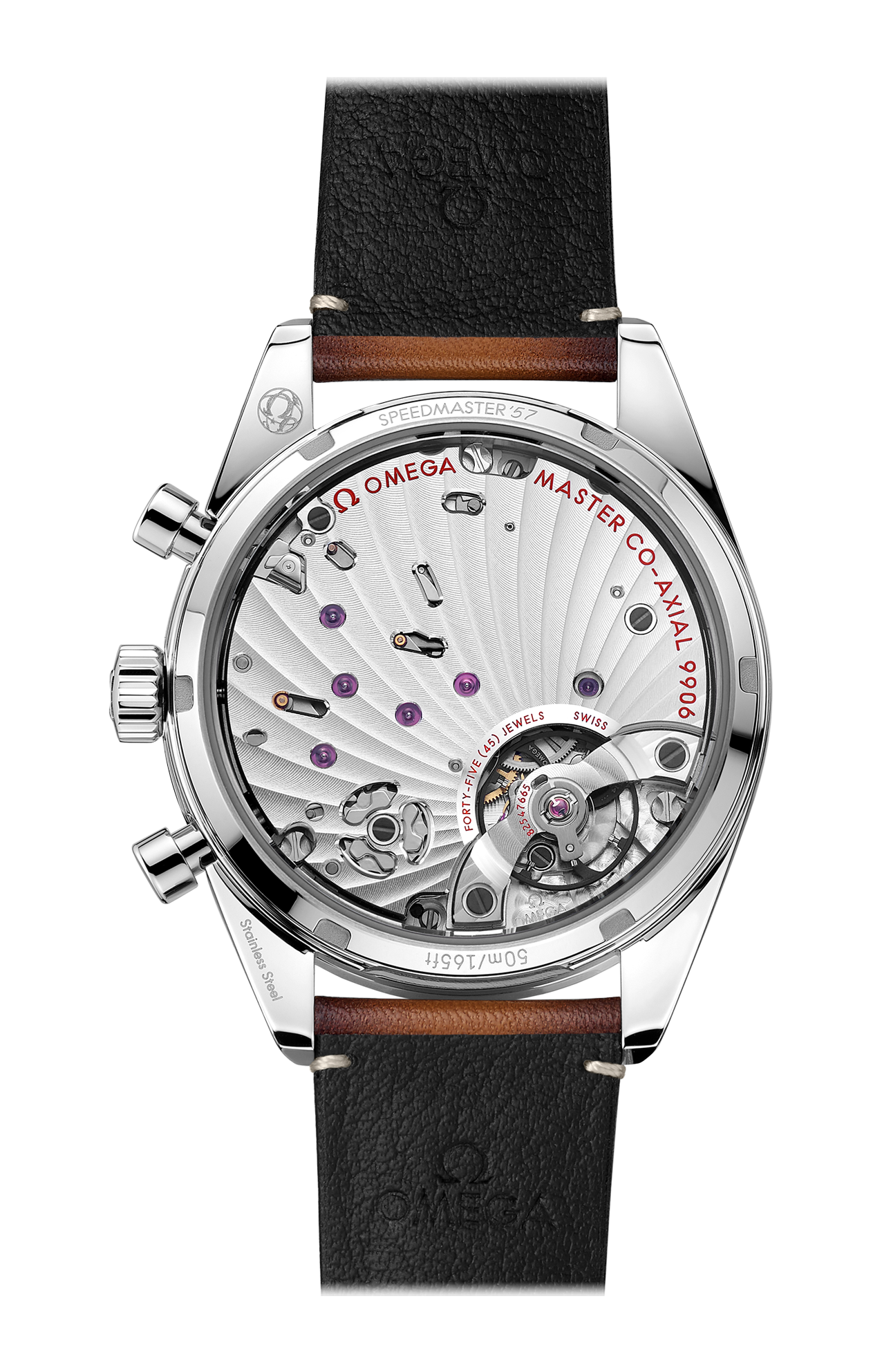 Omega | SPEEDMASTER '57 40,5 MM, ACCIAIO SU PELLE - 332.12.41.51.01.001 (2)