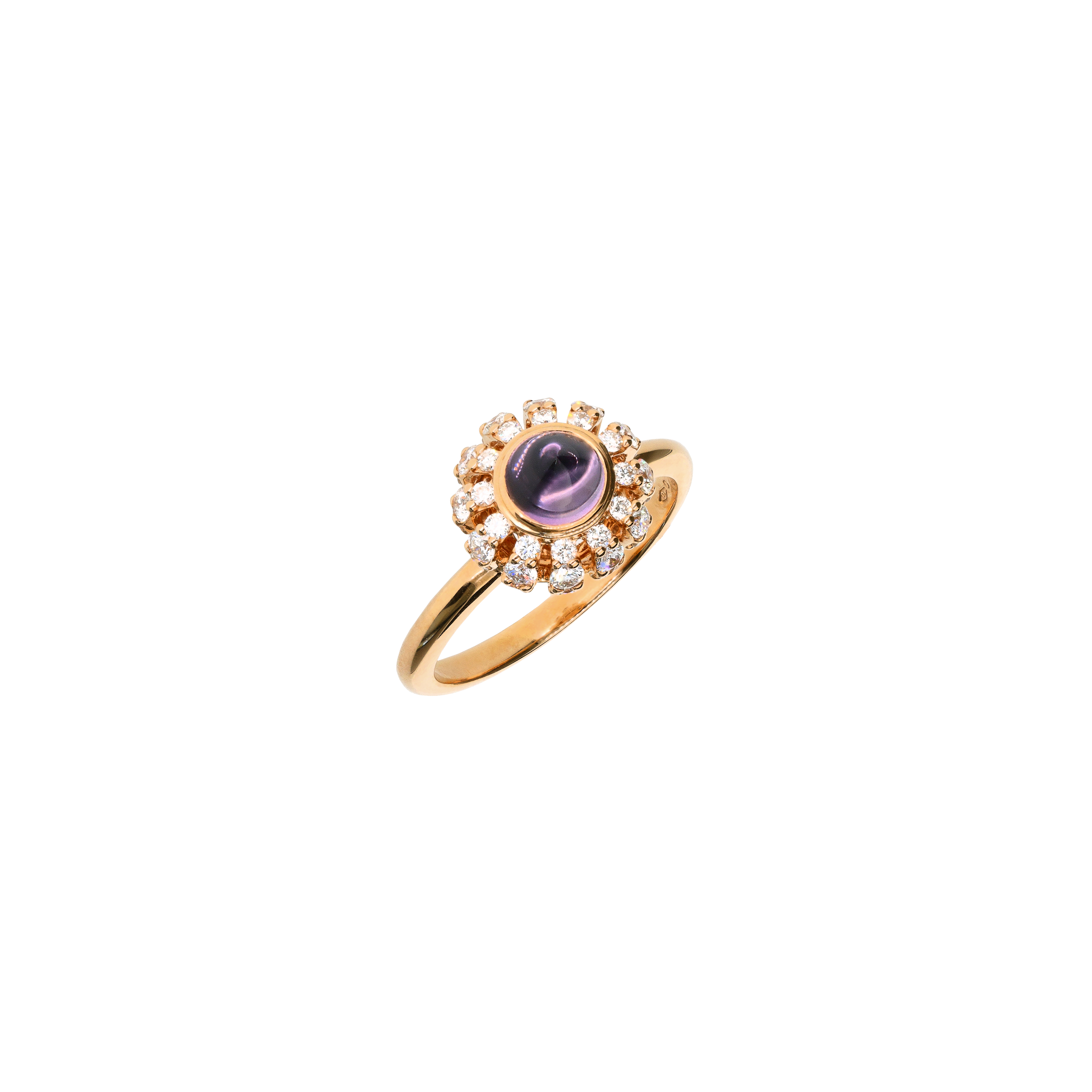 Bartorelli Italian Jewels | ANELLO CORONA IN ORO ROSA CON DIAMANTI E AMETISTA - VR28848DAMP (1)