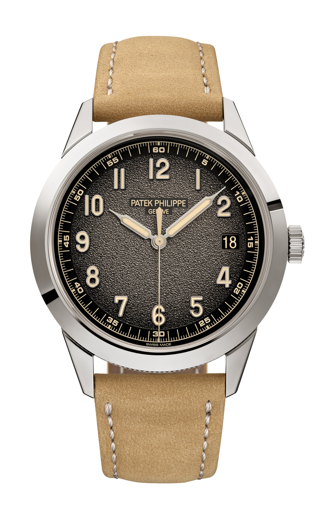 Patek Philippe | CALATRAVA DATA, SECONDI AL CENTRO, CARICA AUTOMATICA - 5226G-001 (1)