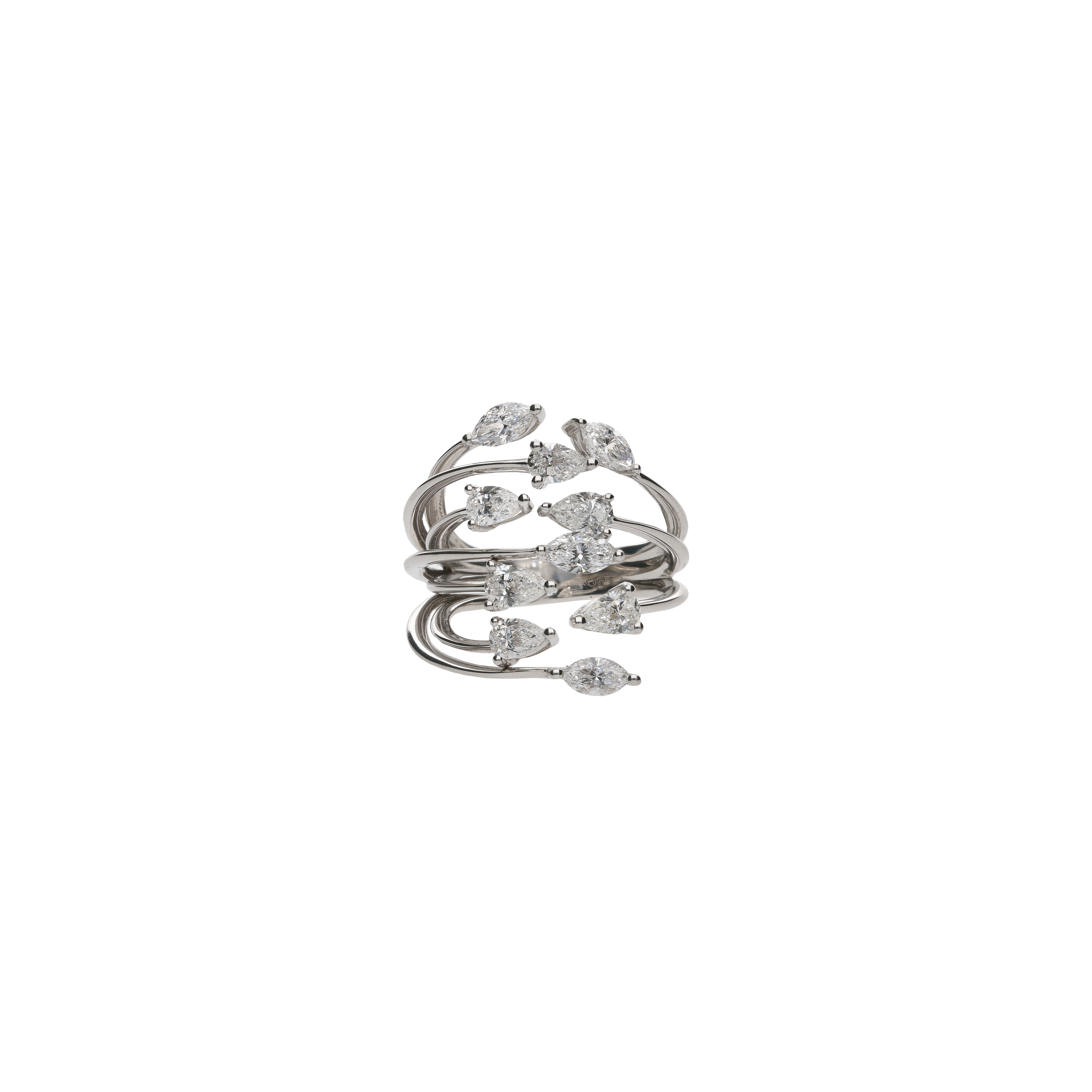Bartorelli Italian Jewels | ANELLO RAMI IN ORO BIANCO E DIAMANTI - 3R00008DW1 (2)