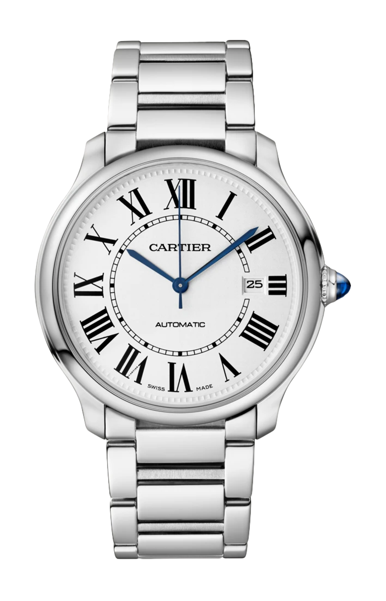 Cartier | RONDE MUST DE CARTIER, 40 MM, ACCIAIO, AUTOMATICO - WSRN0035 (1)