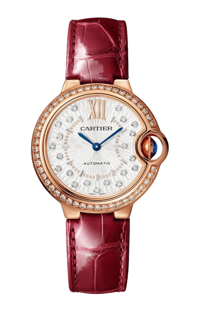 Cartier | BALLON BLEU DE CARTIER 33 MM, AUTOMATICO, ORO ROSA, DIAMANTI - WJBB0080 (1)