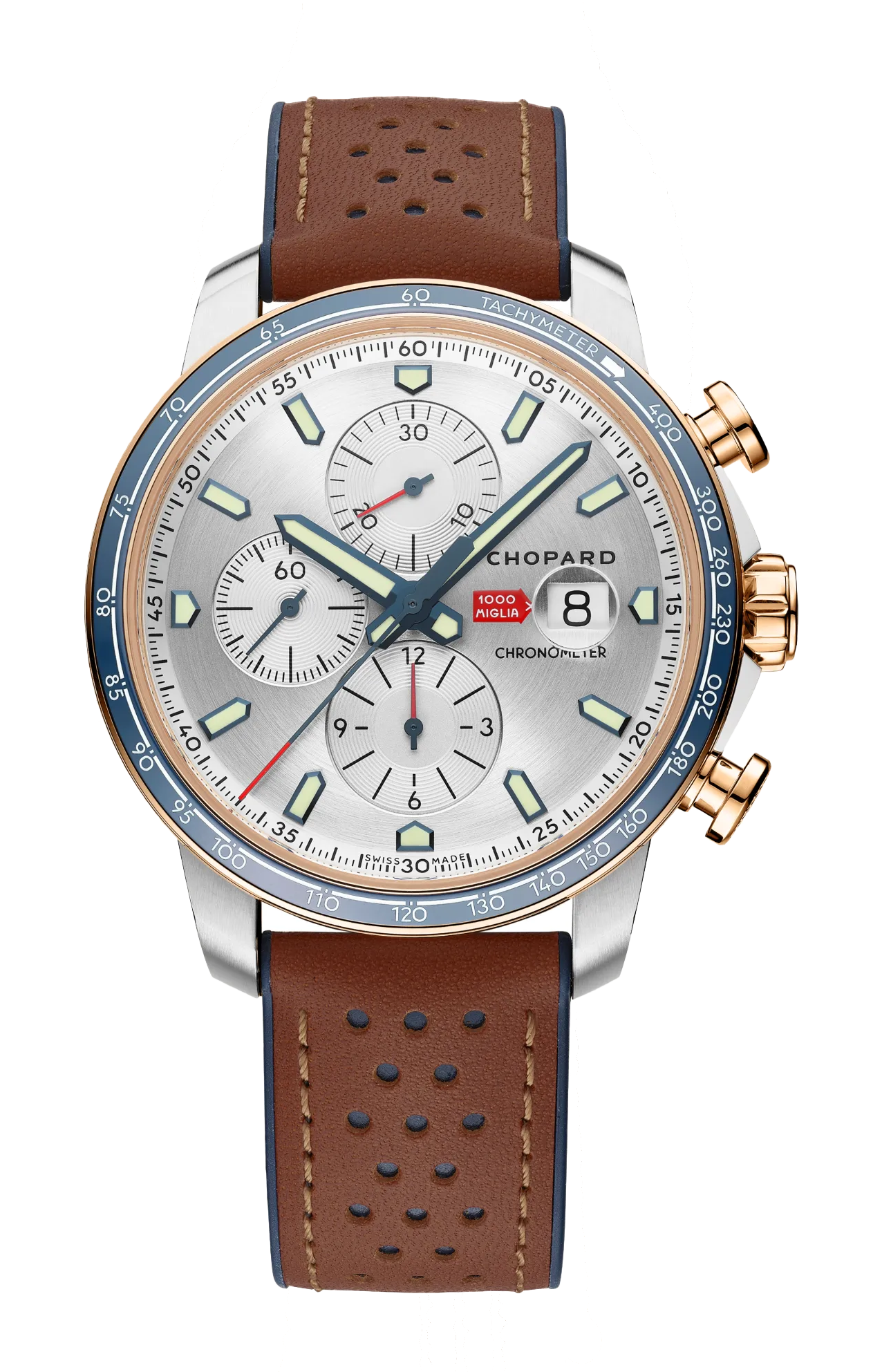 Chopard | MILLE MIGLIA GTS 44 MM, AUTOMATICO, LUCENT STEEL&trade;, ORO ROSA - LIMITED EDITION - 168571 (1)