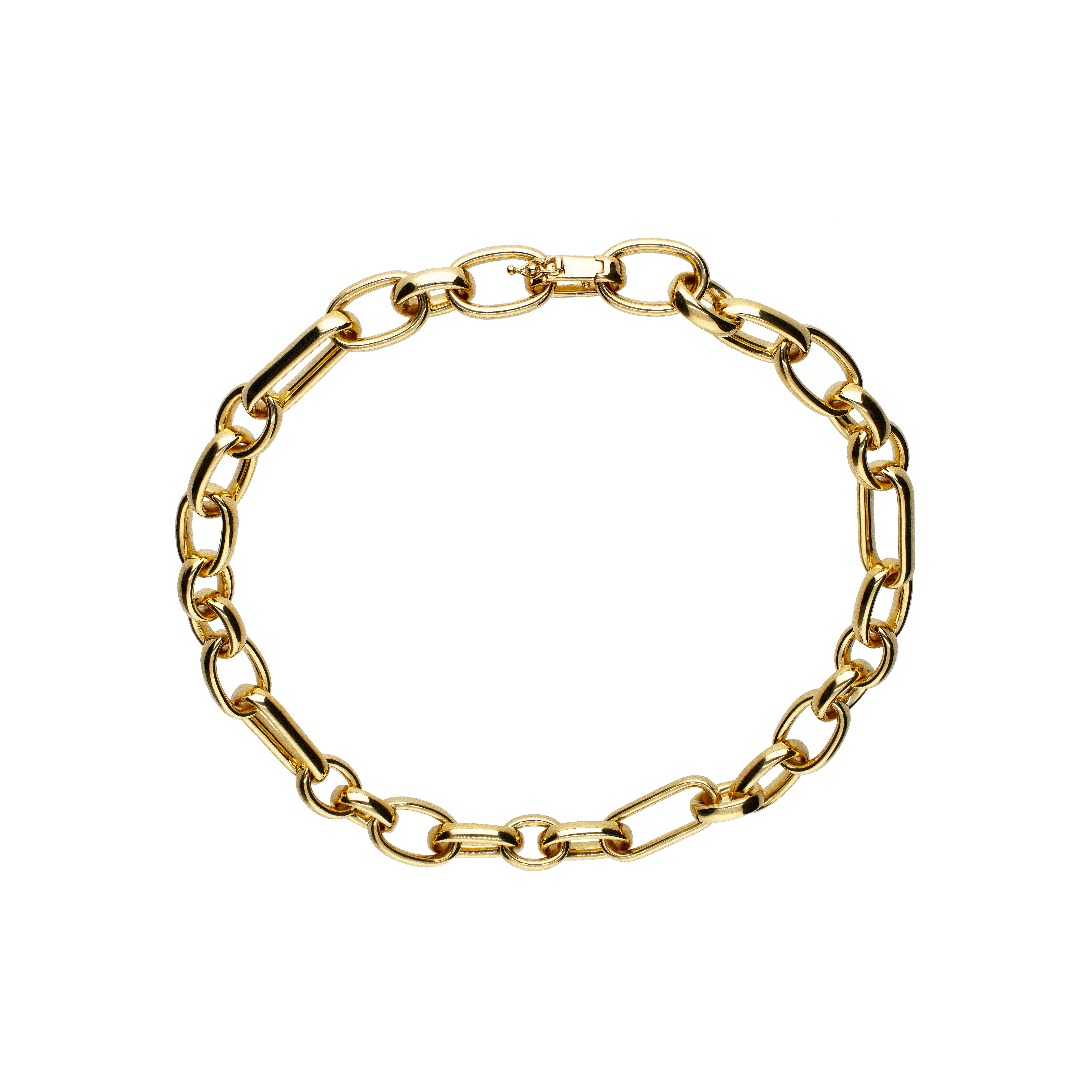 Bartorelli Italian Jewels | COLLANA A MAGLIE GRANDI IN ORO GIALLO - F000439 (1)