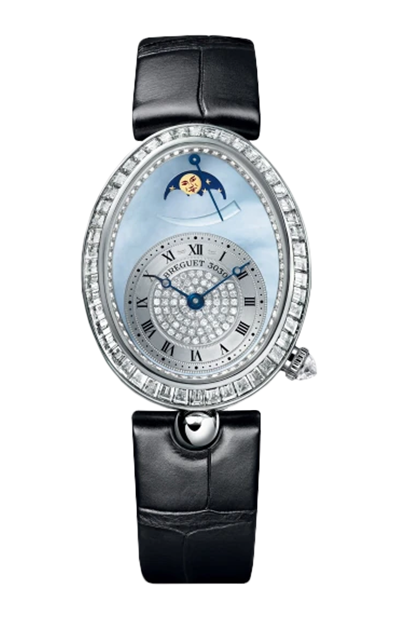 Breguet | REINE DE NAPLES PHASE DE LUNE 8909 - 8909BB/VD/964 D00D 3L (1)