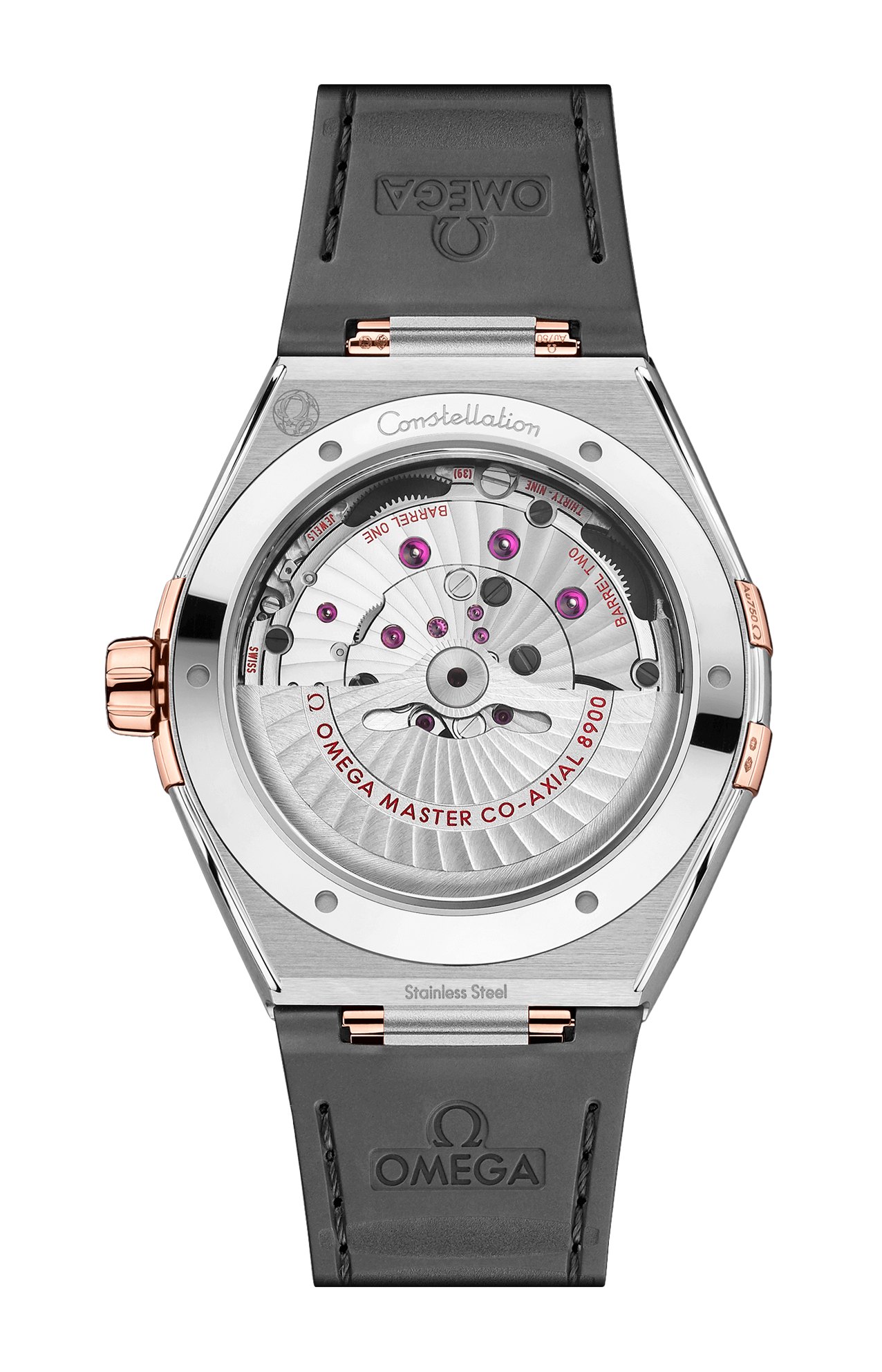 Omega | CONSTELLATION 41 MM, ACCIAIO-ORO SEDNA&trade; SU PELLE - 131.23.41.21.06.001 (2)