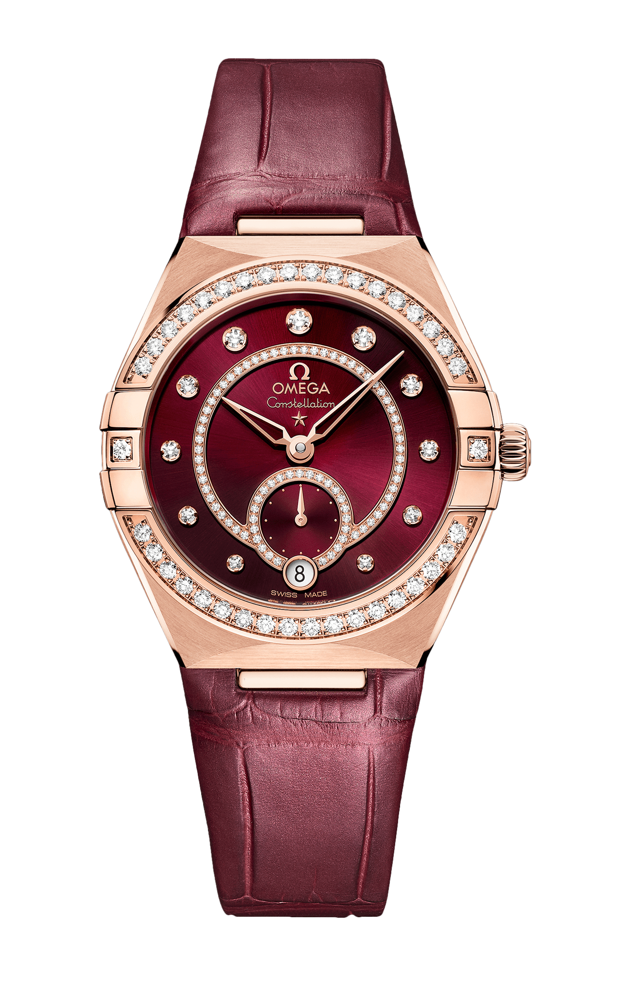 Omega | CONSTELLATION 34 MM, ORO SEDNA&trade; SU PELLE - 131.58.34.20.61.001 (1)